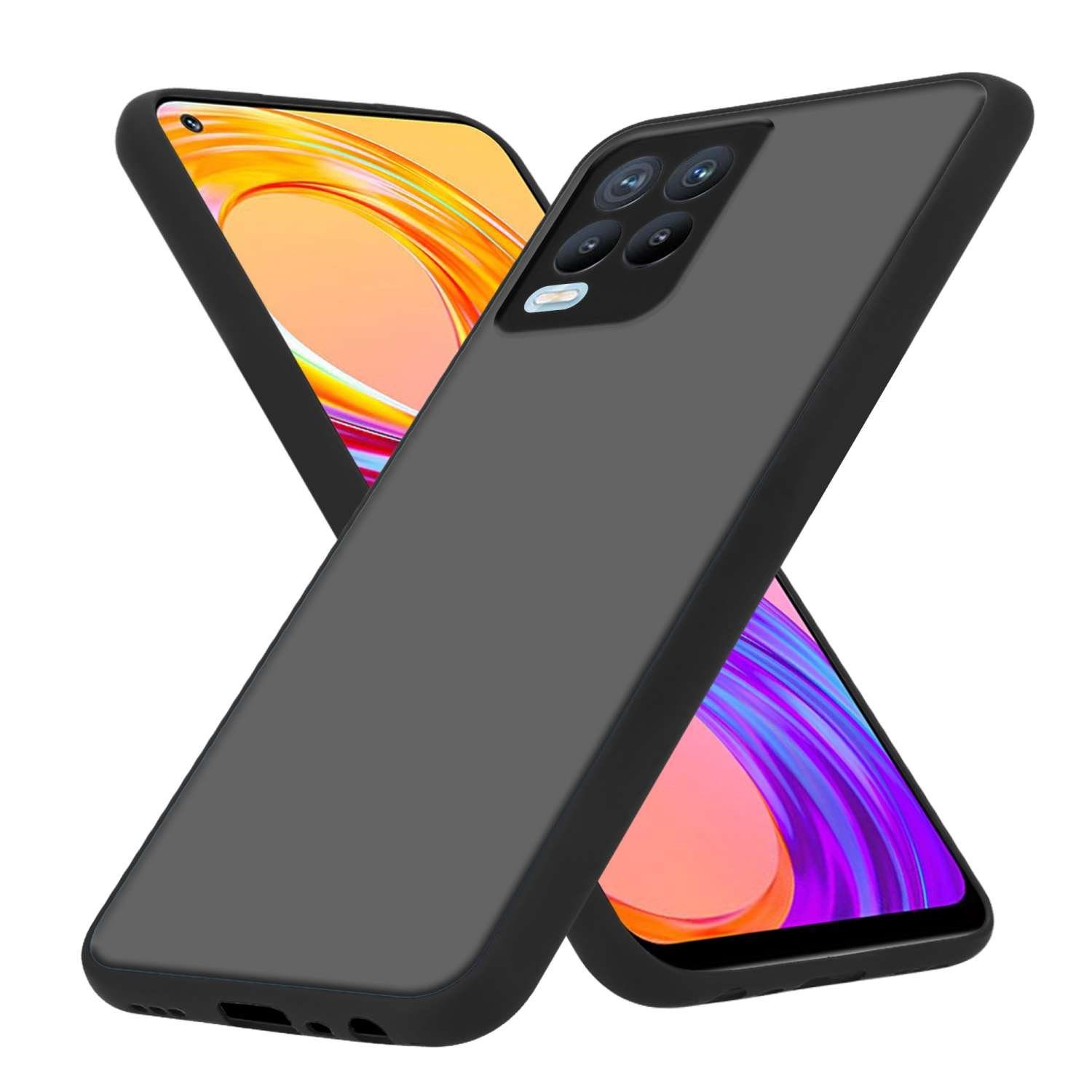 Cadorabo Handyhülle für Realme 8 4G / 8 PRO Hülle Realme 8 4G / 8 PRO, Handy Schutzhülle - Hülle - Ultra Slim Hard Cover Case - Bumper