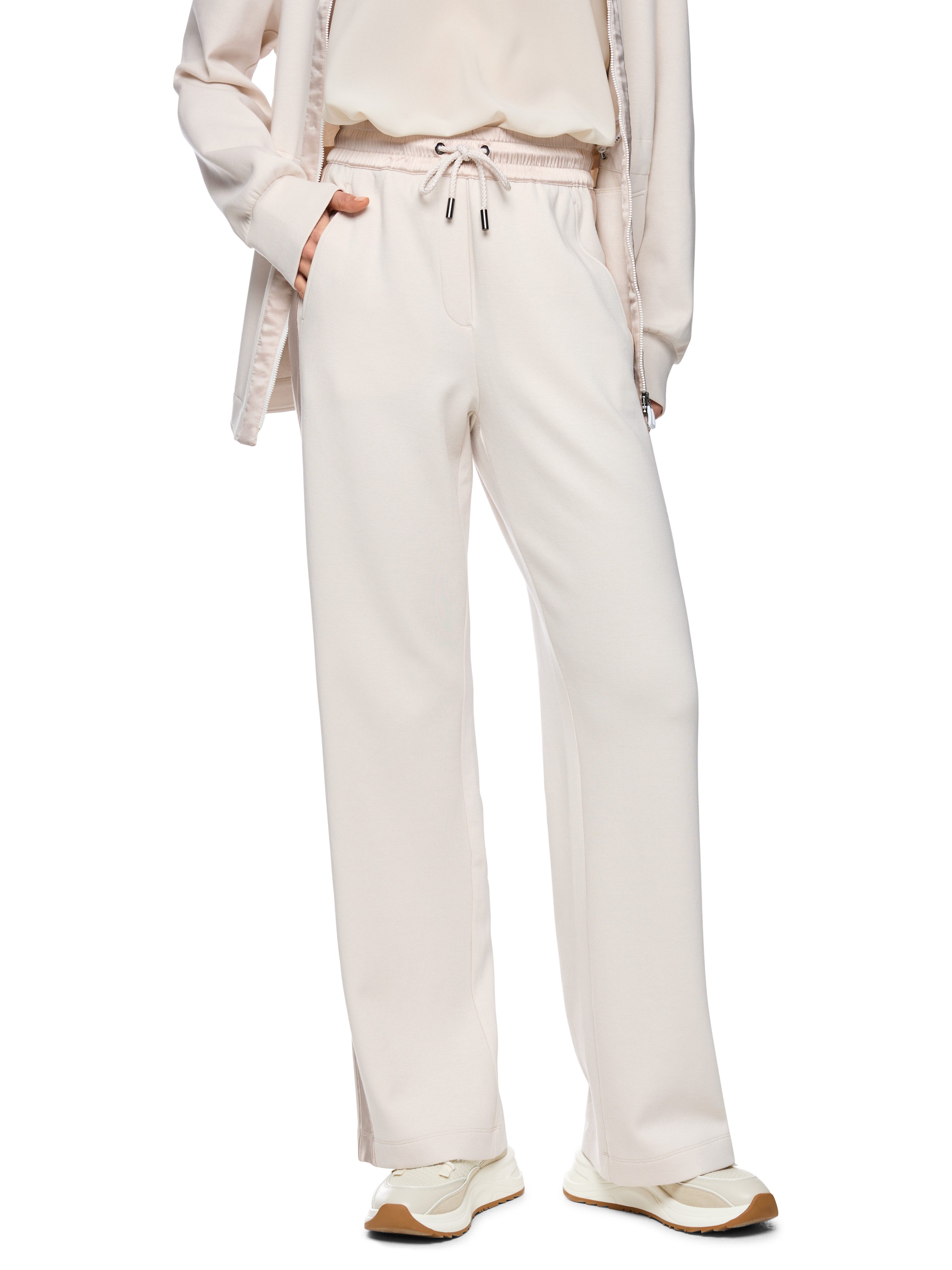 Marc Cain Schlupfhose Golden Hour Premium Damenmode Model: WASHINGTON mit Satindetails