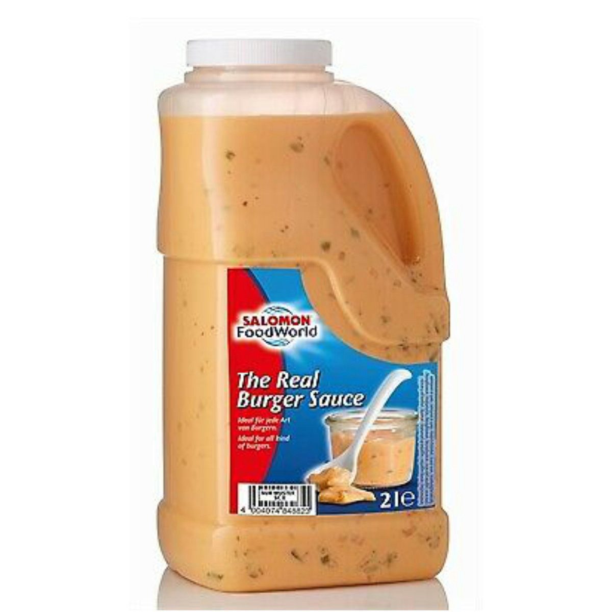 SALOMON FOODWORLD Saucen, The Real Burger Sauce Süß­saure Würzsauce mit Gurkenstückchen 2000ml