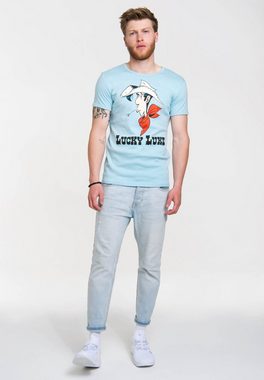 LOGOSHIRT T-Shirt Lucky Luke Portrait mit Lucky Luke-Print