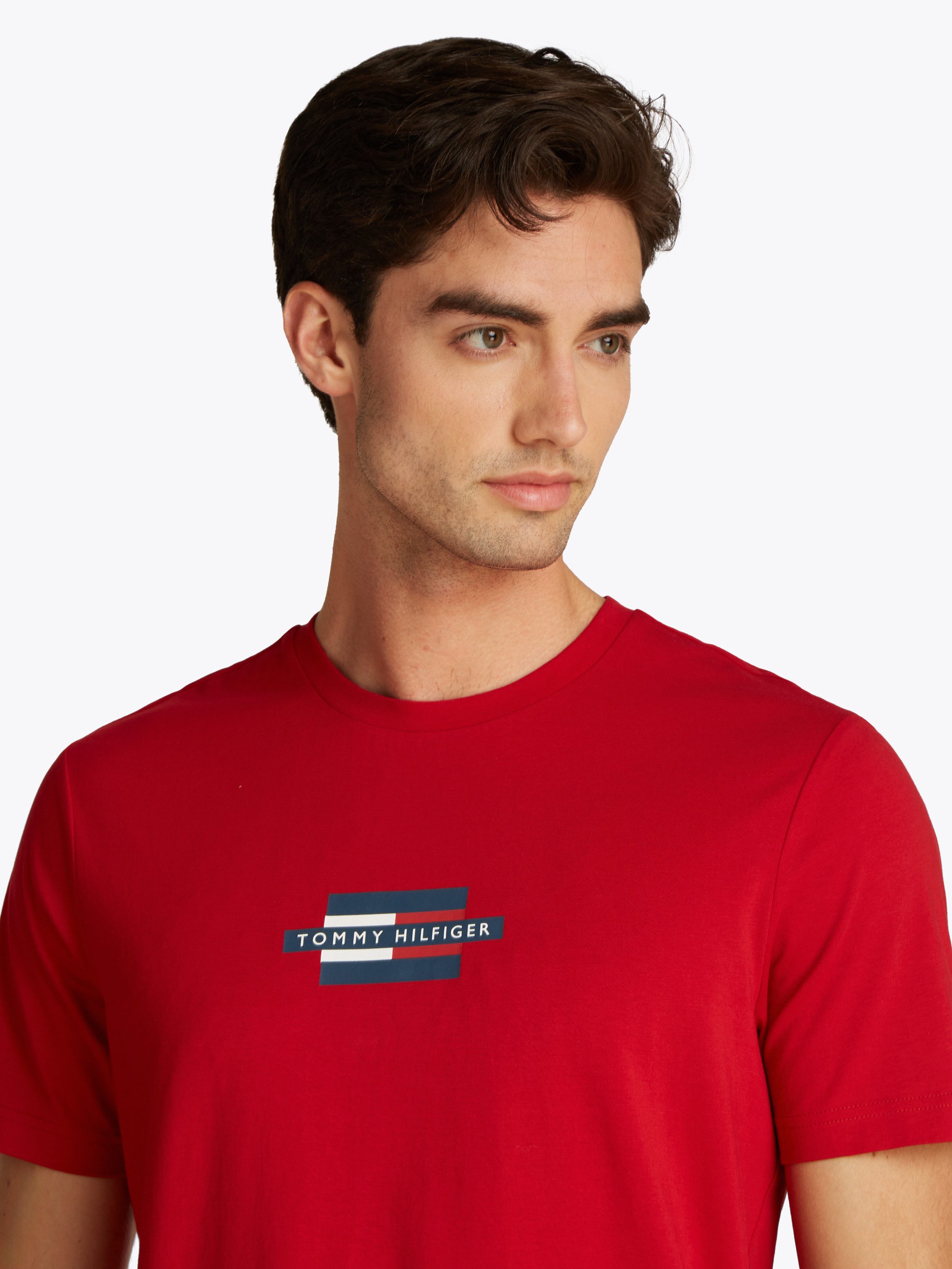 Tommy Hilfiger Kurzarmshirt FLAG BOX TEE günstig online kaufen
