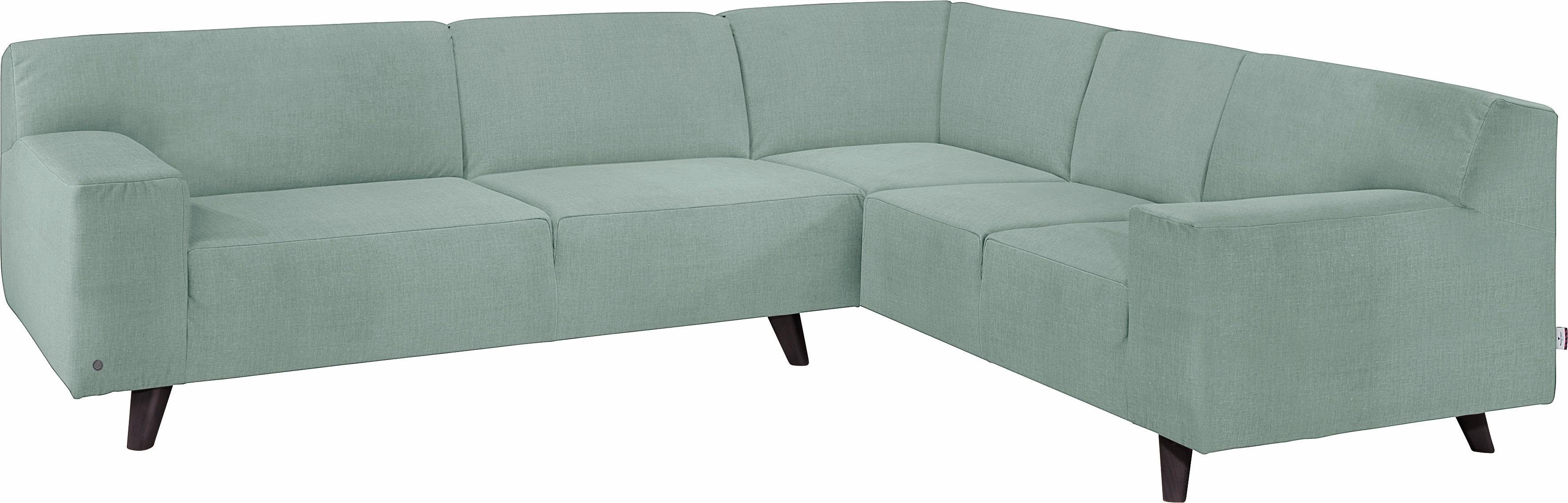 TOM TAILOR HOME Ecksofa NORDIC PURE, im Retrolook, Füße wengefarben