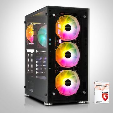 Memory PC Gaming-PC-Komplettsystem (23,80", AMD Ryzen 5 5600G, Intel Arc A310, 16 GB RAM, 512 GB SSD)