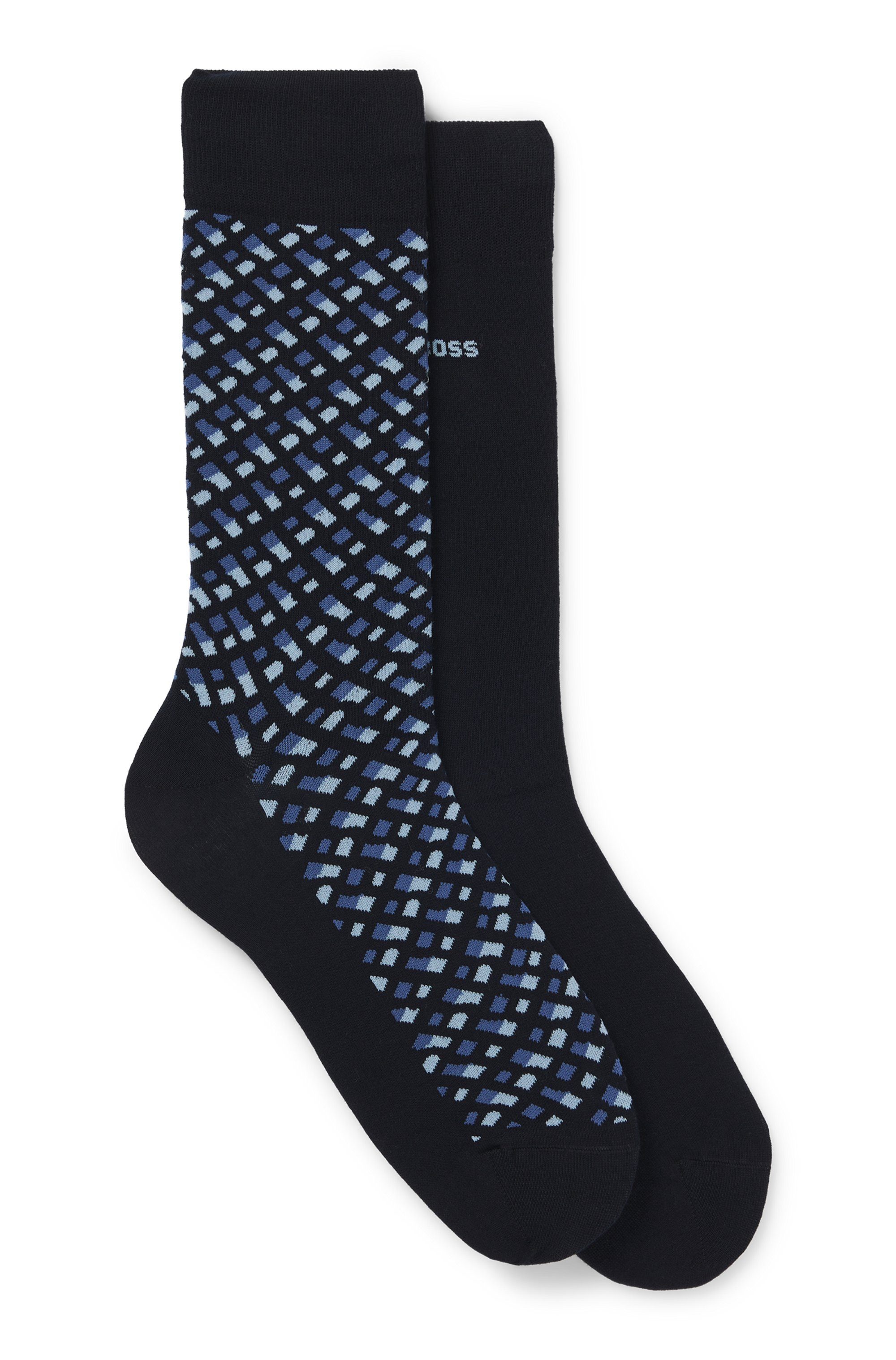 BOSS Socken 2P RS Monogram CC (Packung, 2-Paar) mit Logo günstig online kaufen