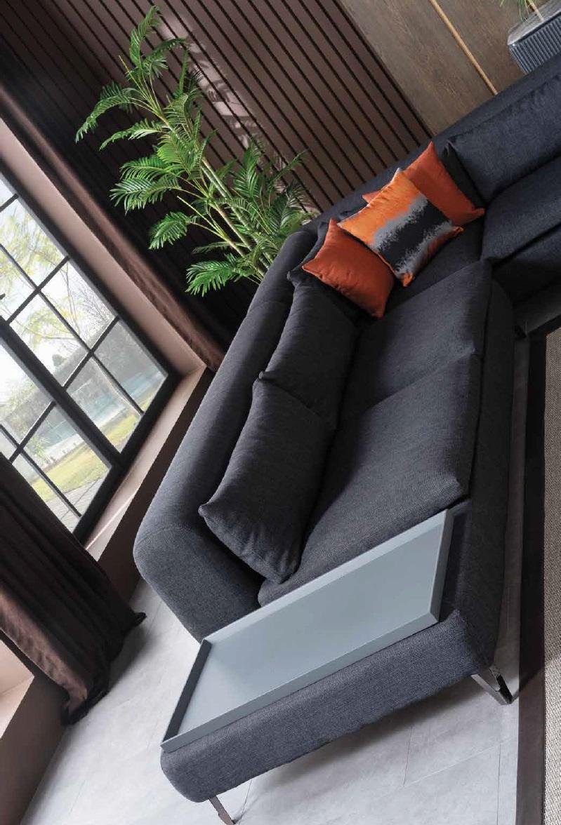 JVmoebel Ecksofa, Luxus Ecksofa Design Stoff Sofa L-Form Wohnzimmer Modern Sofas