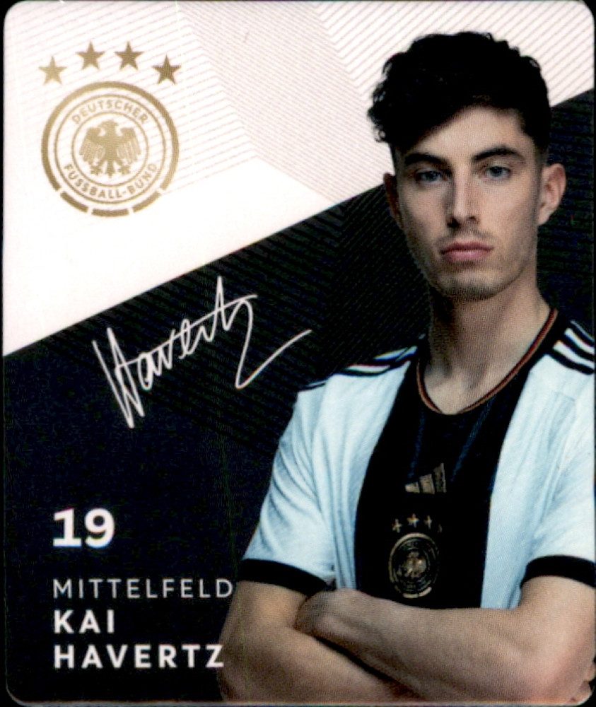 REWE Sammelkarte Karte 19 - Kai Havertz - WM 2022 REWE