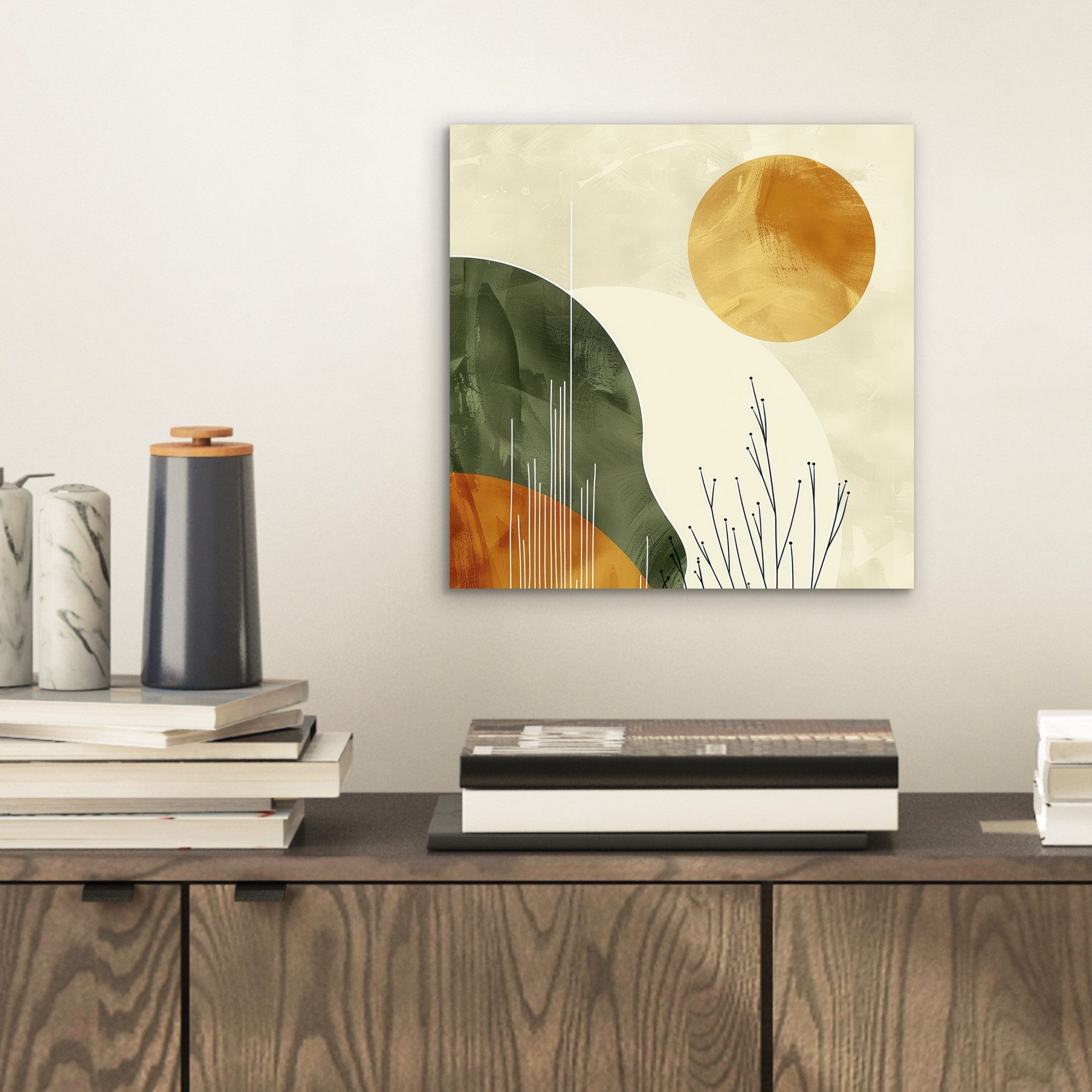 MuchoWow Metallbild Abstrakt - Landschaft - günstig online kaufen