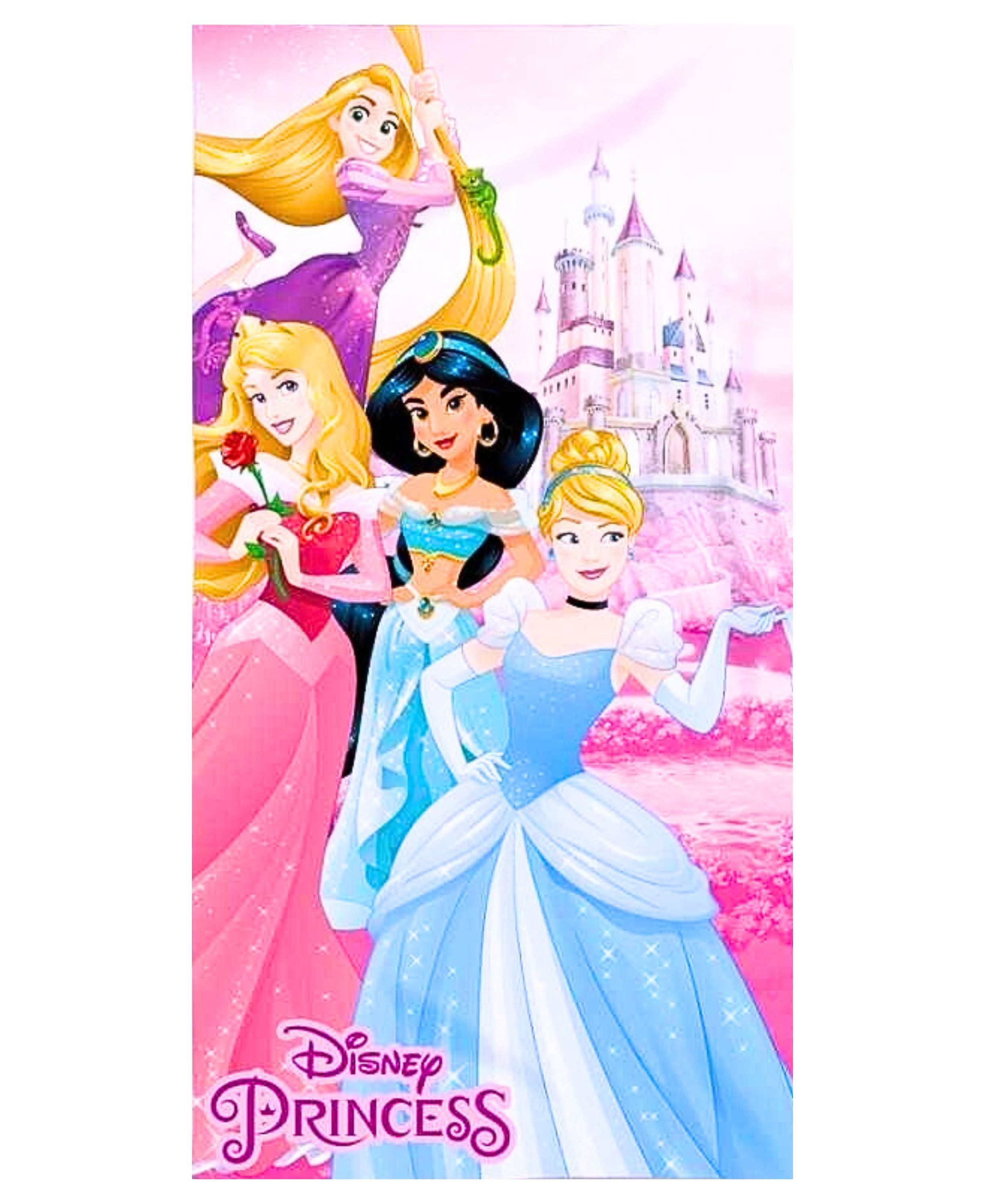 Disney Princess Badetuch, Baumwolle, Kinder Strandtuch günstig online kaufen