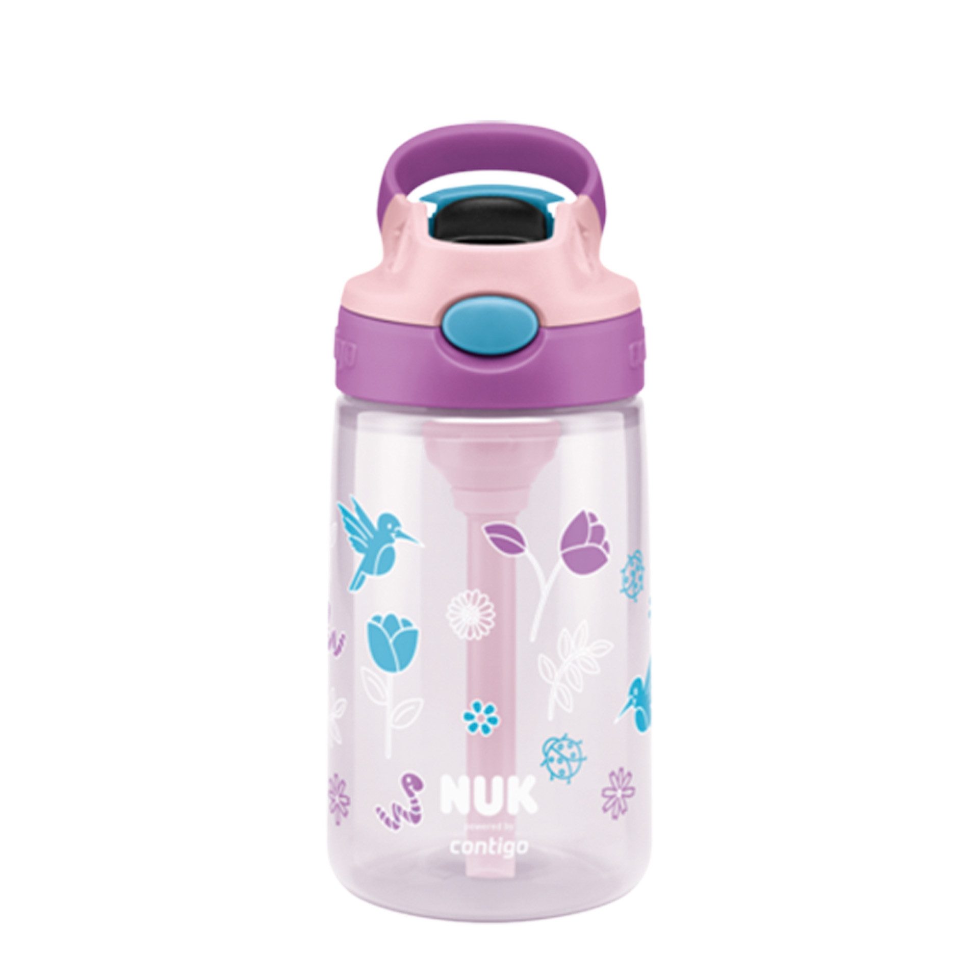 Kinderbecher NUK Kinderbecher powered by Contigo Easy Straw Cup 420ml ab4J BPA frei