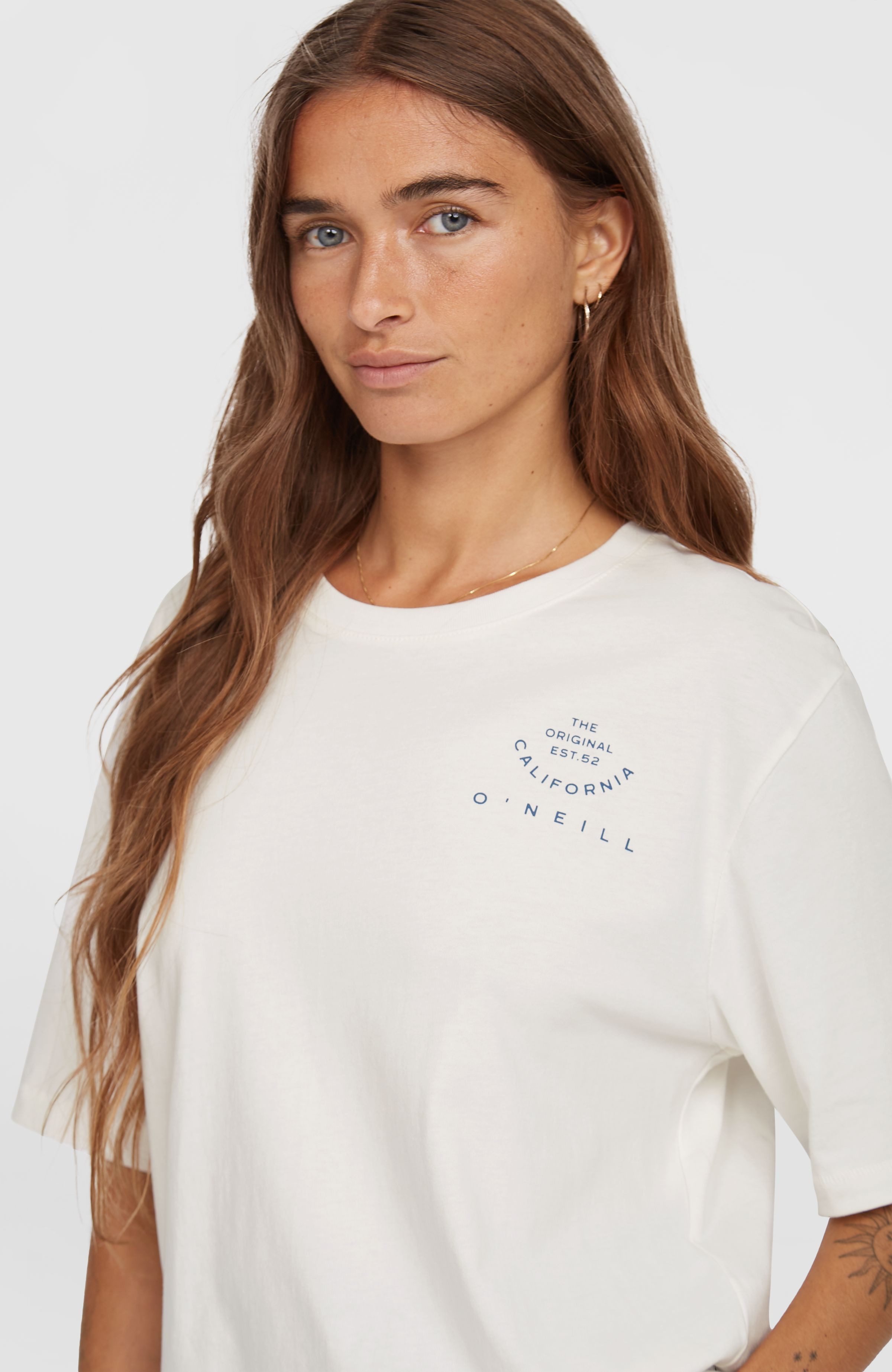 O'Neill T-Shirt SUMMER MUSTHAVES BACK PRINT T-SHIRT mit wasserbasierten Prints auf Brust und Rücken, lockere Passform