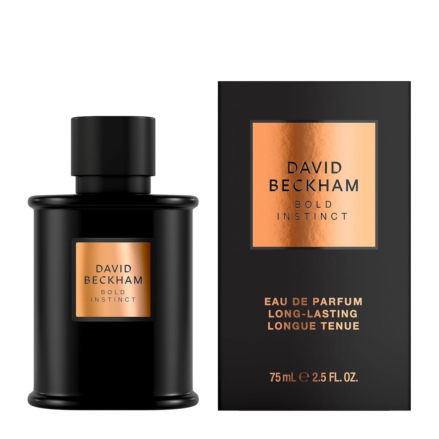 DAVID BECKHAM Eau de Parfum Bold Instinct 75 ml, holziger aromatischer Duft