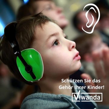 Viwanda Kapselgehörschutz Viwanda "Berlin" Blau Kompakt Kapselgehörschutz SNR 27dB, Größenverstellbar und Geräuschunterdrückung
