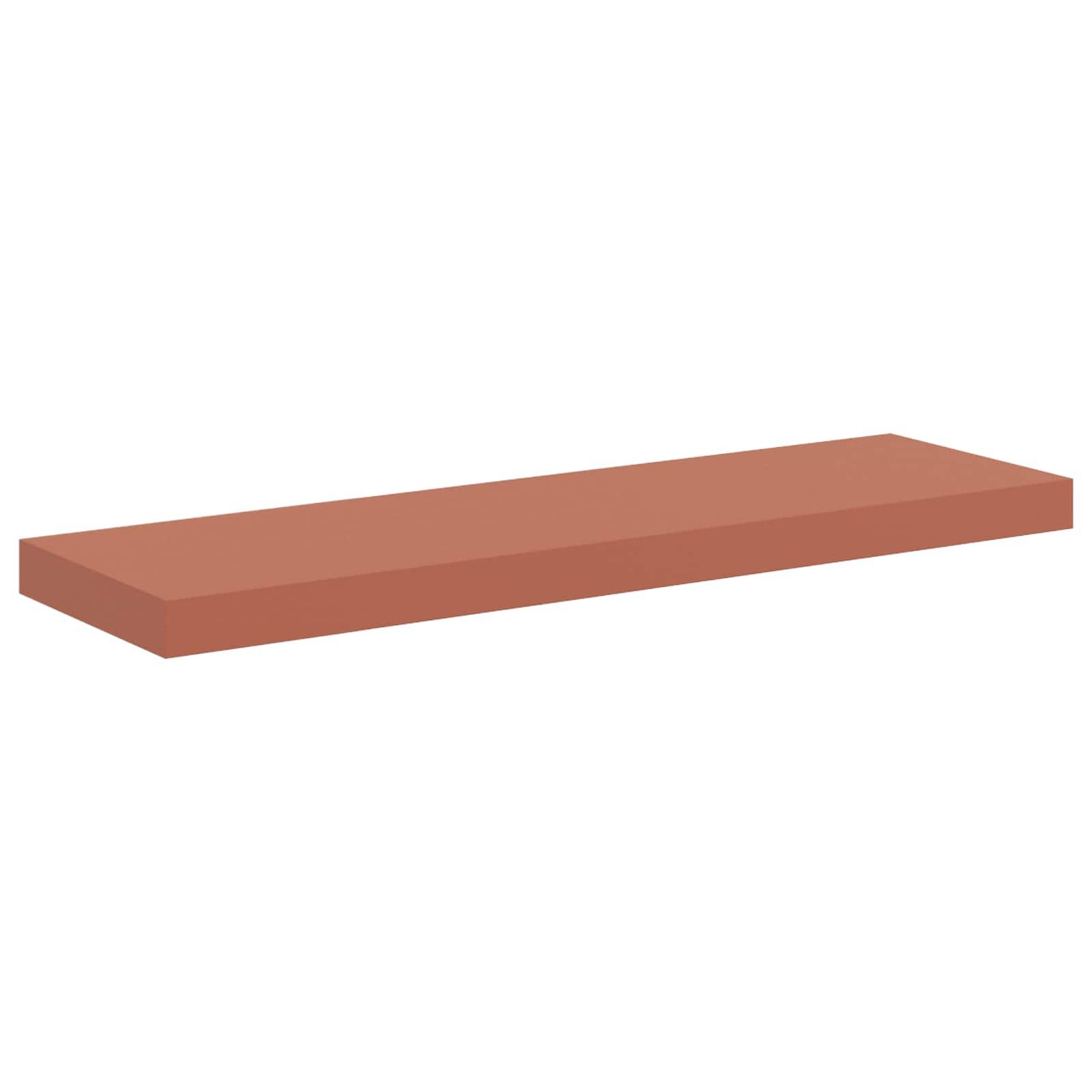 vidaXL Regal Wandregal Wandmontiert Rot 80 x 23,5 x 4 cm Holzwerkstoff, 1-tlg.