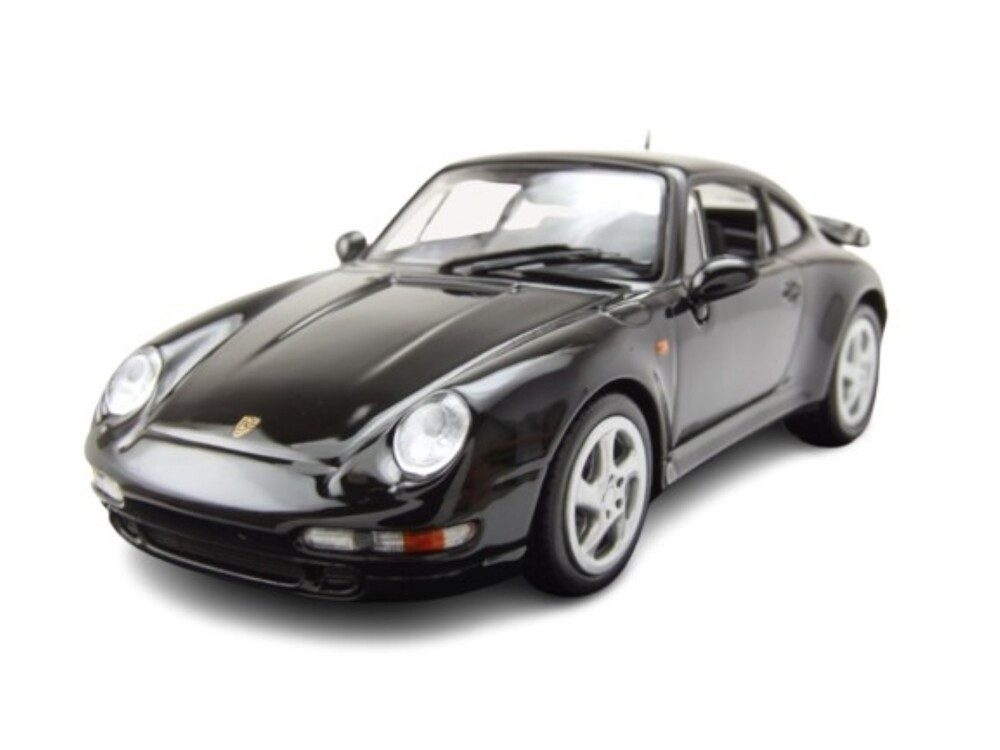 Modellauto Porsche 911 Turbo S 993 1995 schwarz