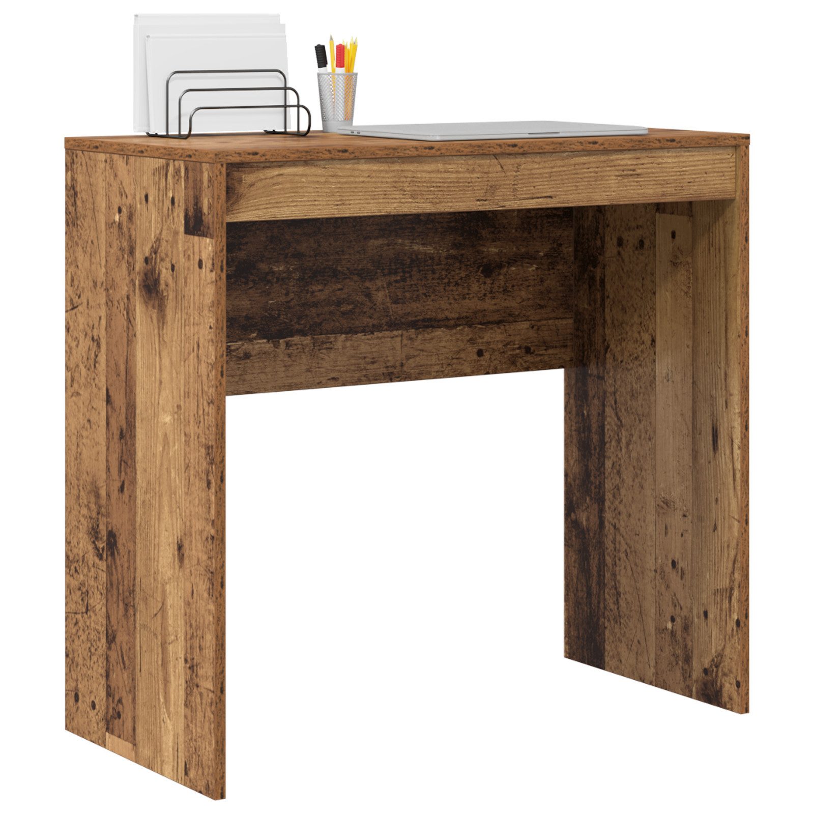 vidaXL Schreibtisch Rustikaler Schreibtisch Alter Holzfinish günstig online kaufen