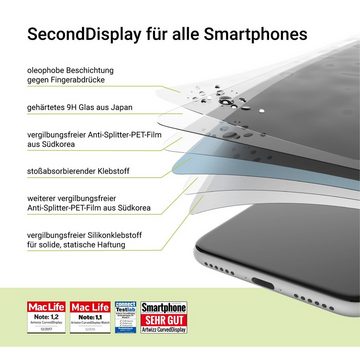 Artwizz Smartphone-Hülle Artwizz NextSkin + SecondDisplay Set geeignet für [Galaxy A50 / A30s] - Ultra-dünne, elastische Schutzhülle + Displayschutz aus Sicherheitsglas - Petrol