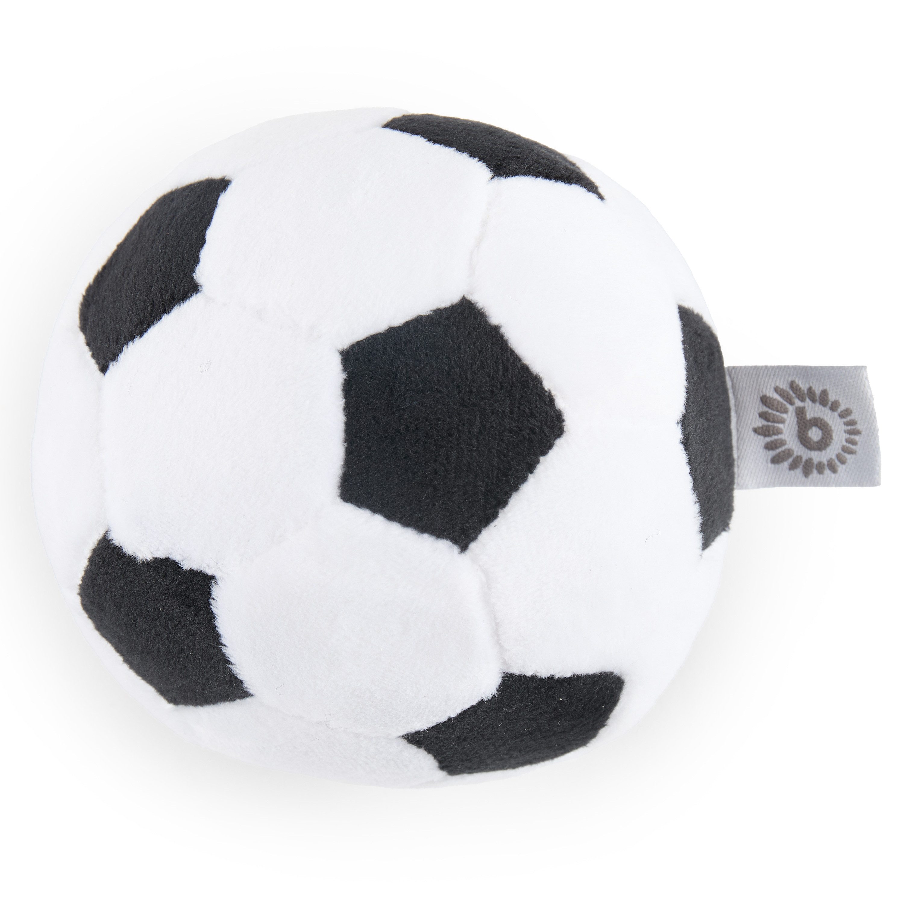 BIECO Greifspielzeug Bieco Softball Fußball mit Rassel, Ø 10 cm