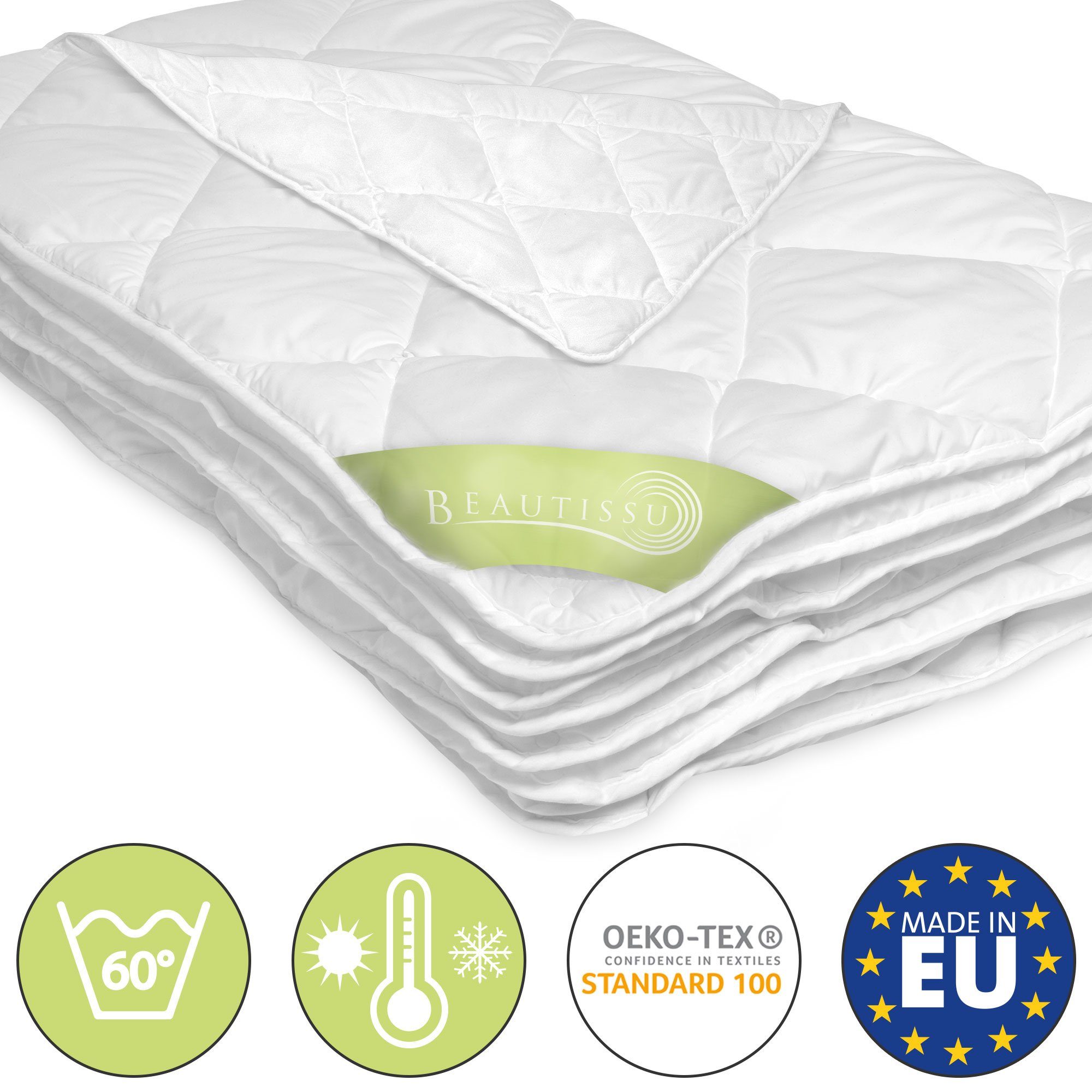 Beautissu 4-Jahreszeitenbett BeauNuit JD, Zudecke aus 2 Steppdecken 135x200 günstig online kaufen