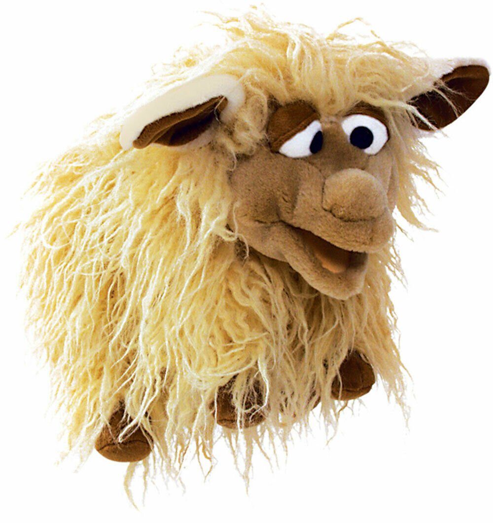Living Puppets Handpuppe Living Puppets® Handpuppe Lucy das Schaf W114 (Packung), Sehr gut geeignet um Geschichten zu erzählen