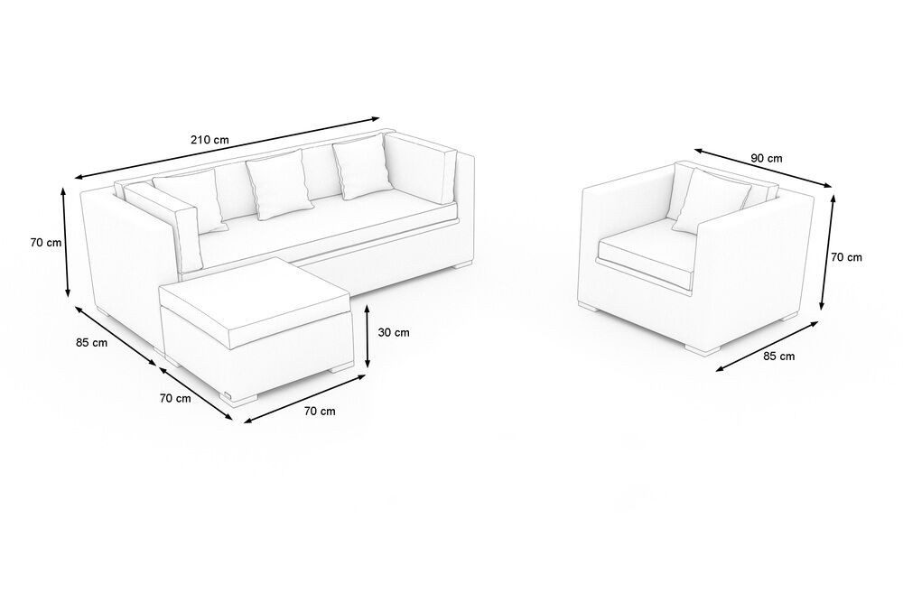 OUTFLEXX Gartenlounge-Set