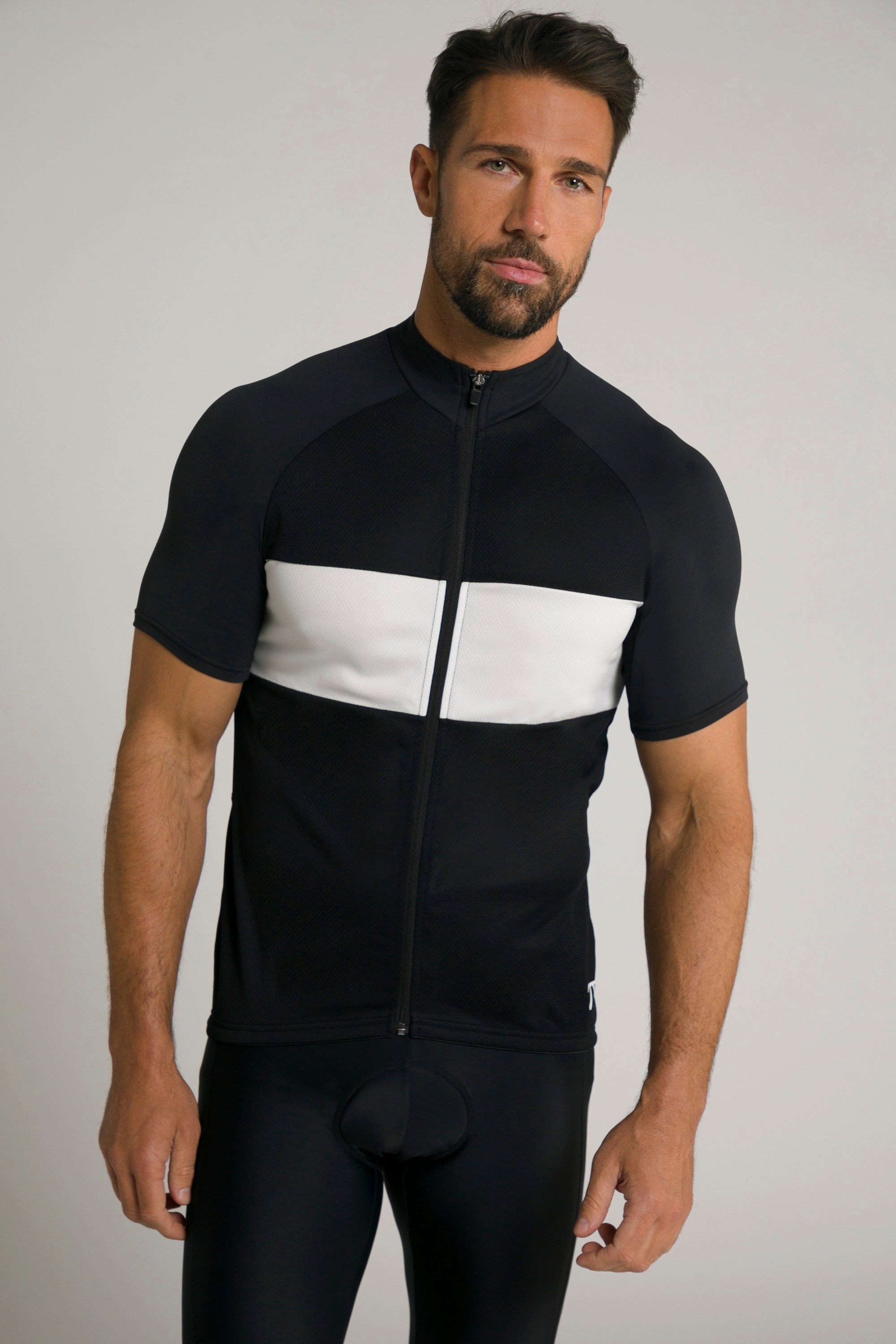 T-Shirt Fahrrad-Trikotjacke Bikewear Stehkragen