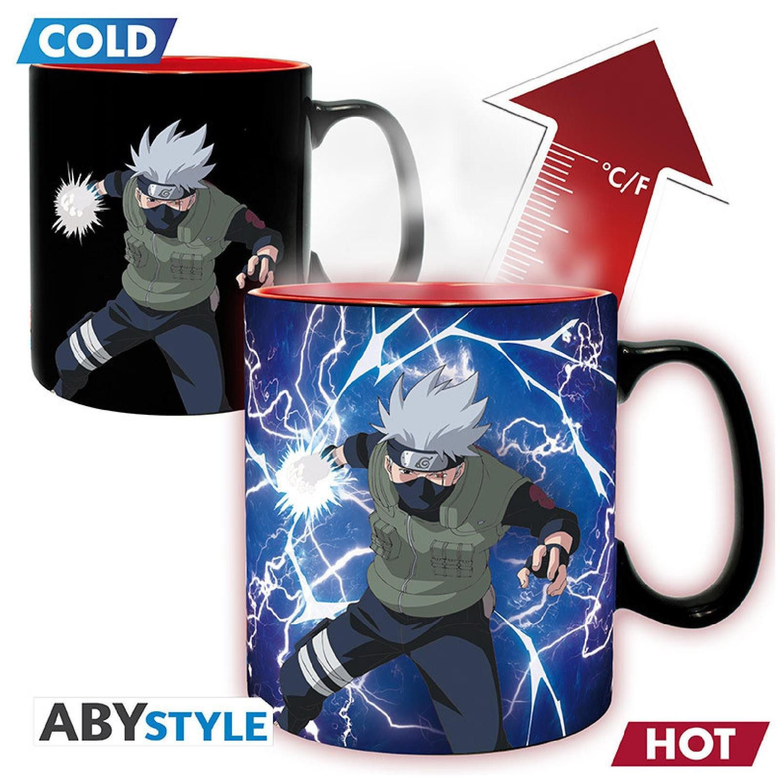 ABYstyle Tasse NARUTO SHIPPUDEN - Tasse Heat Change -460ml- Kakashi/Itachi – Bild 4 von 4