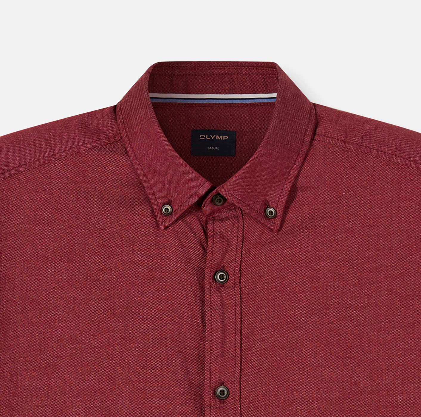 OLYMP Langarmhemd Button-down-Kragen, regular fit, casual