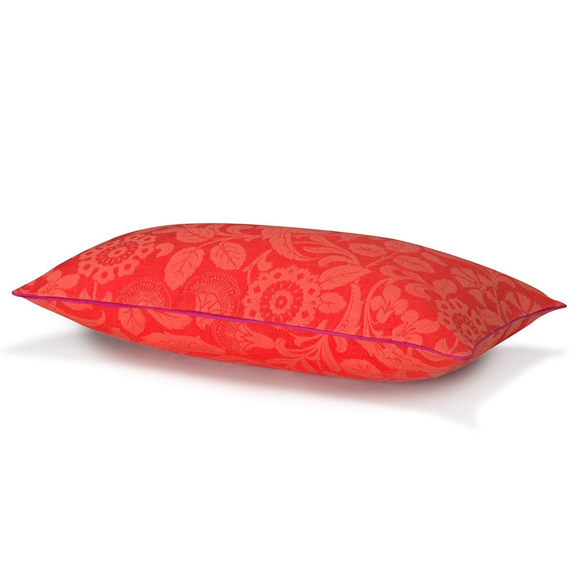 Kissenhülle Outdoor-Kissenhülle Voyage Iconique Coquelicot 30x50 cm, Le Jacquard Francais (1 Stück) | Kissenbezüge