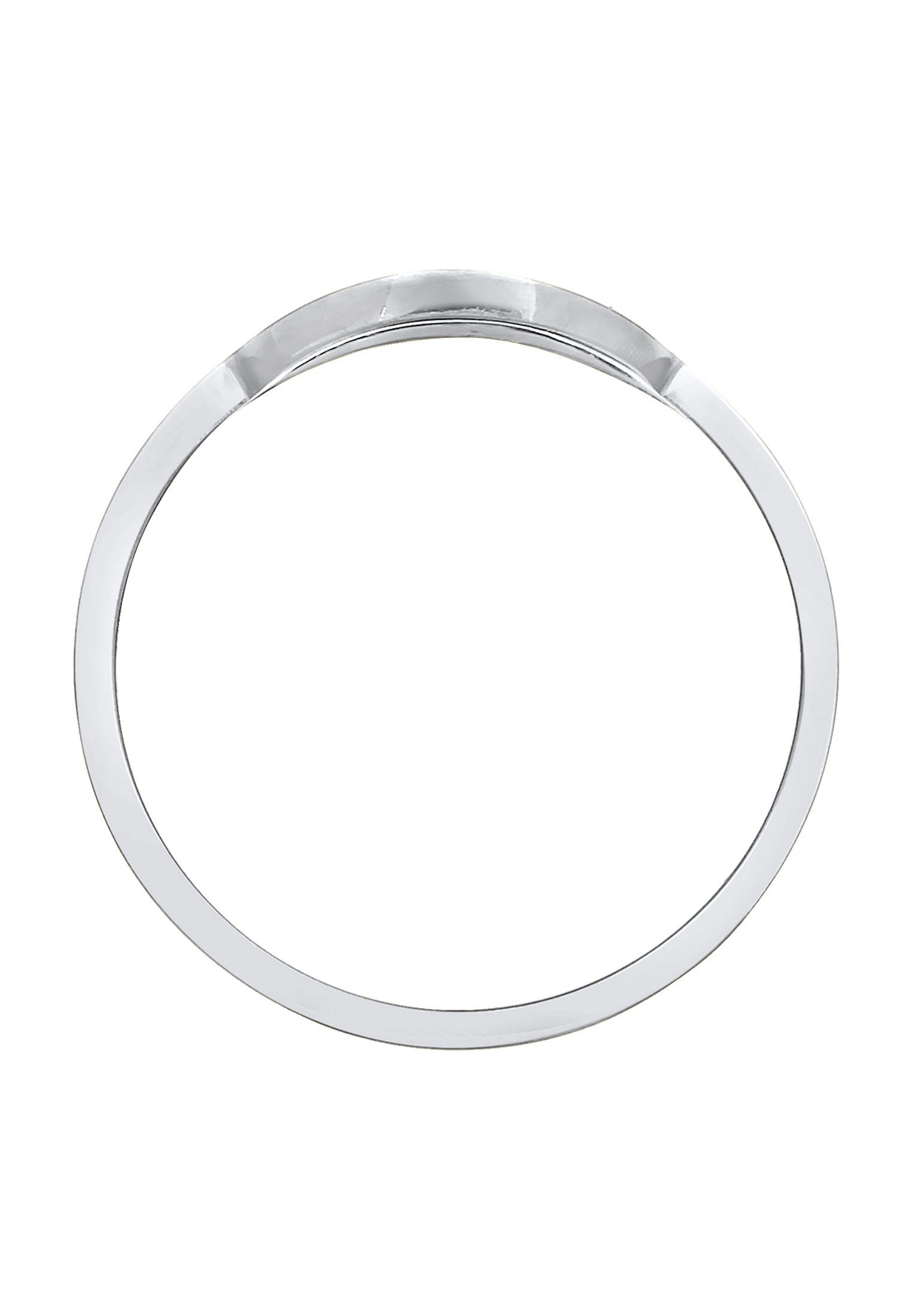 Elli Siegelring Siegelring Basic Trend Oval 925 Silber
