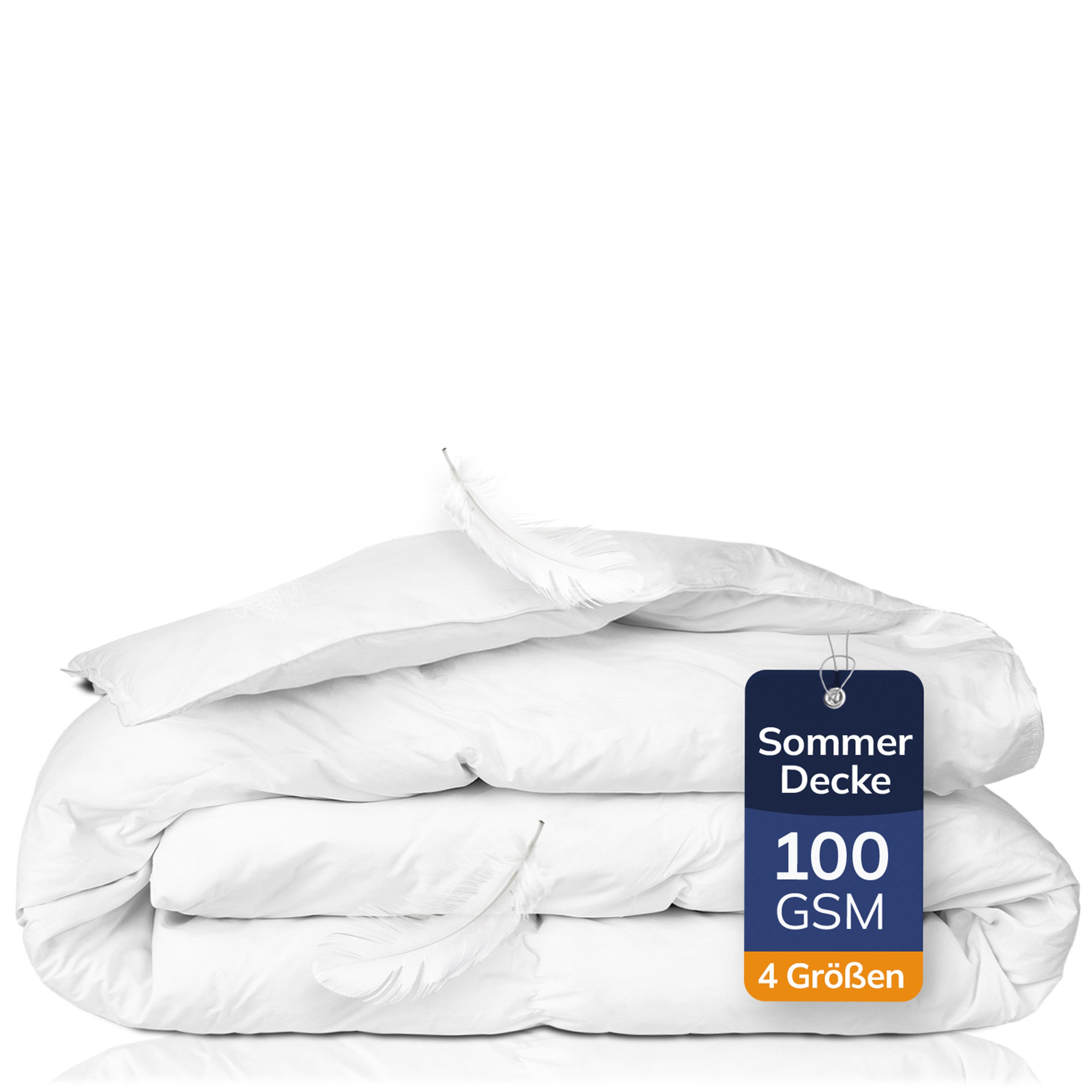 CALMONT Federbettdecke Federbettdecke 135x200 mit Daunen, Decke mit weichen günstig online kaufen