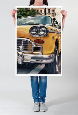 Sinus Art Poster 90x60cm Poster Fotografie Vintage Taxi in New York City