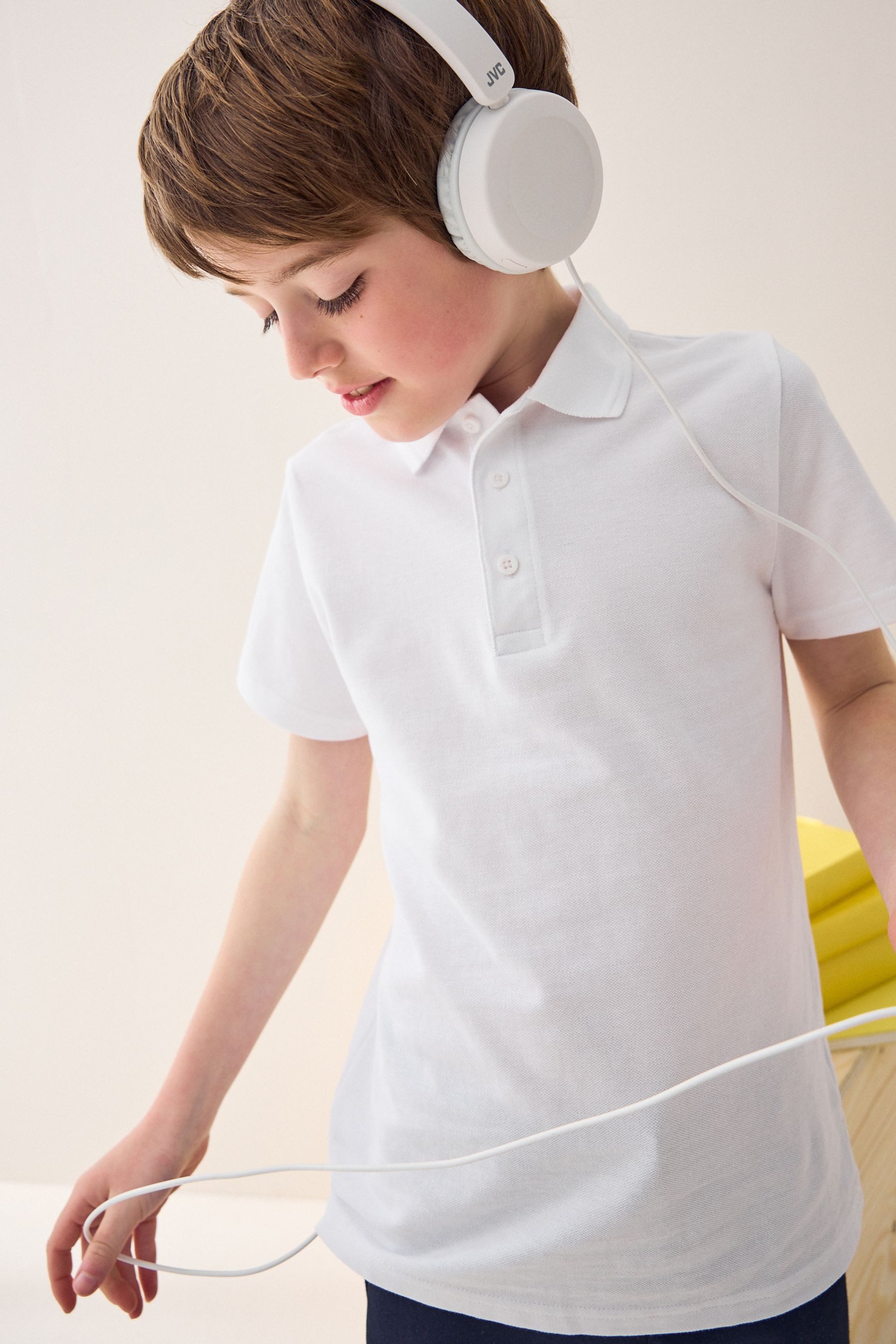Next Poloshirt Schul-Poloshirts aus Baumwolle im 2er-Pack (2-tlg)