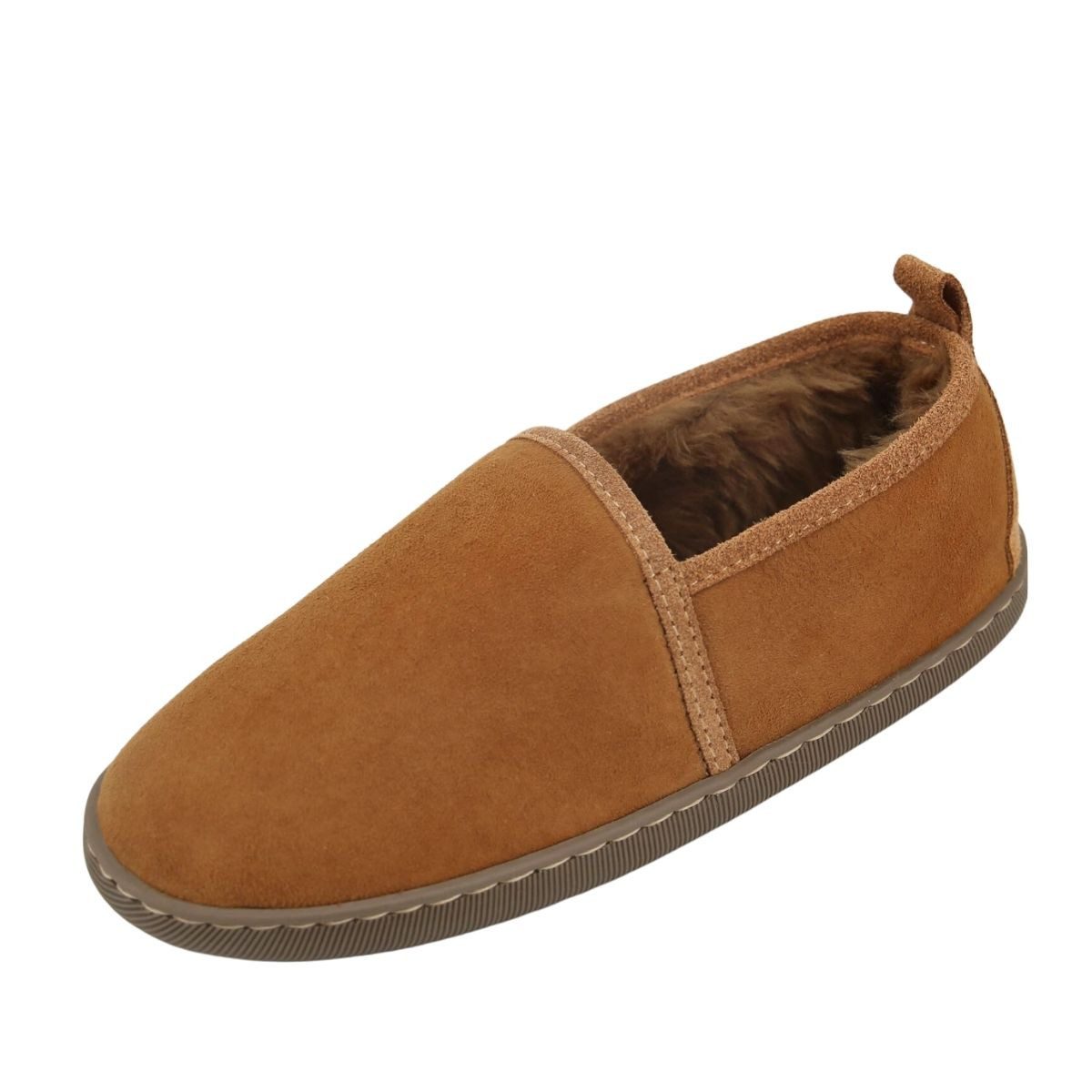 Hollert Hausschuh Unisex Hüttenschuhe Hubert gefüttert Echtleder Merino Schaffell