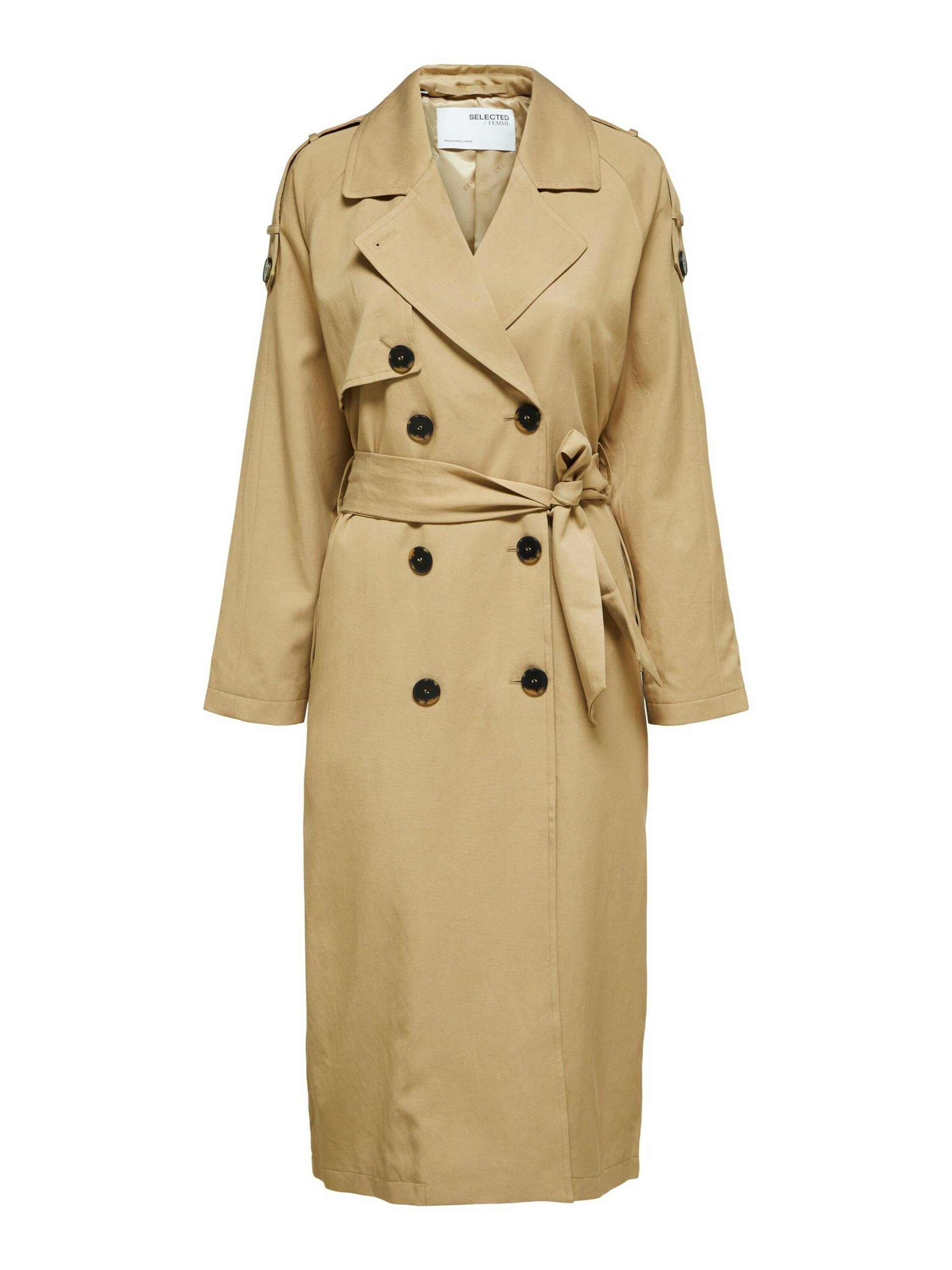 SELECTED FEMME Trenchcoat New Bren (1-tlg)