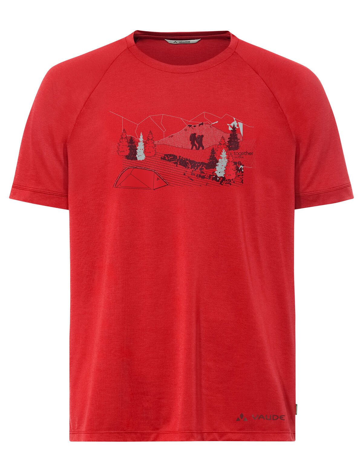 VAUDE T-Shirt Men's Gleann T-Shirt II (1-tlg) schnelltrocknendes und funktionelles Shirt