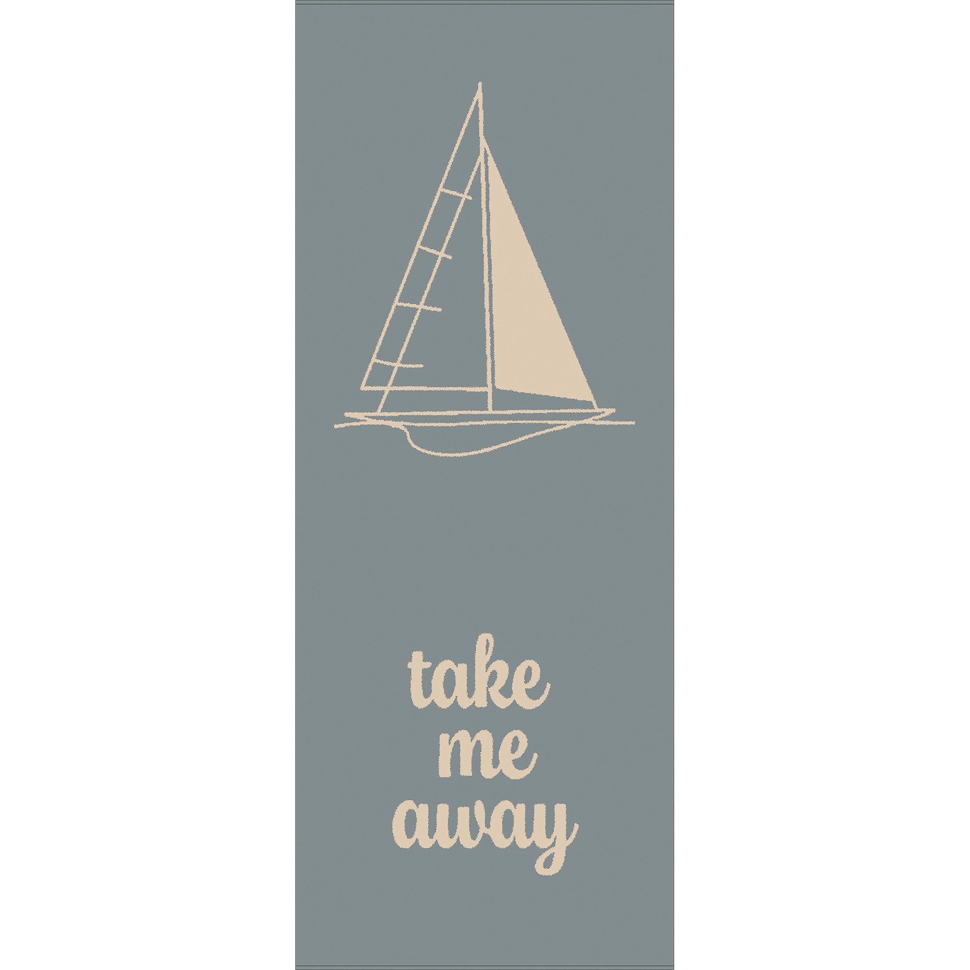 Cawö Saunatuch Postcard Towels TRAVEL Sailing boat 6288, 100% Baumwolle (1-St)