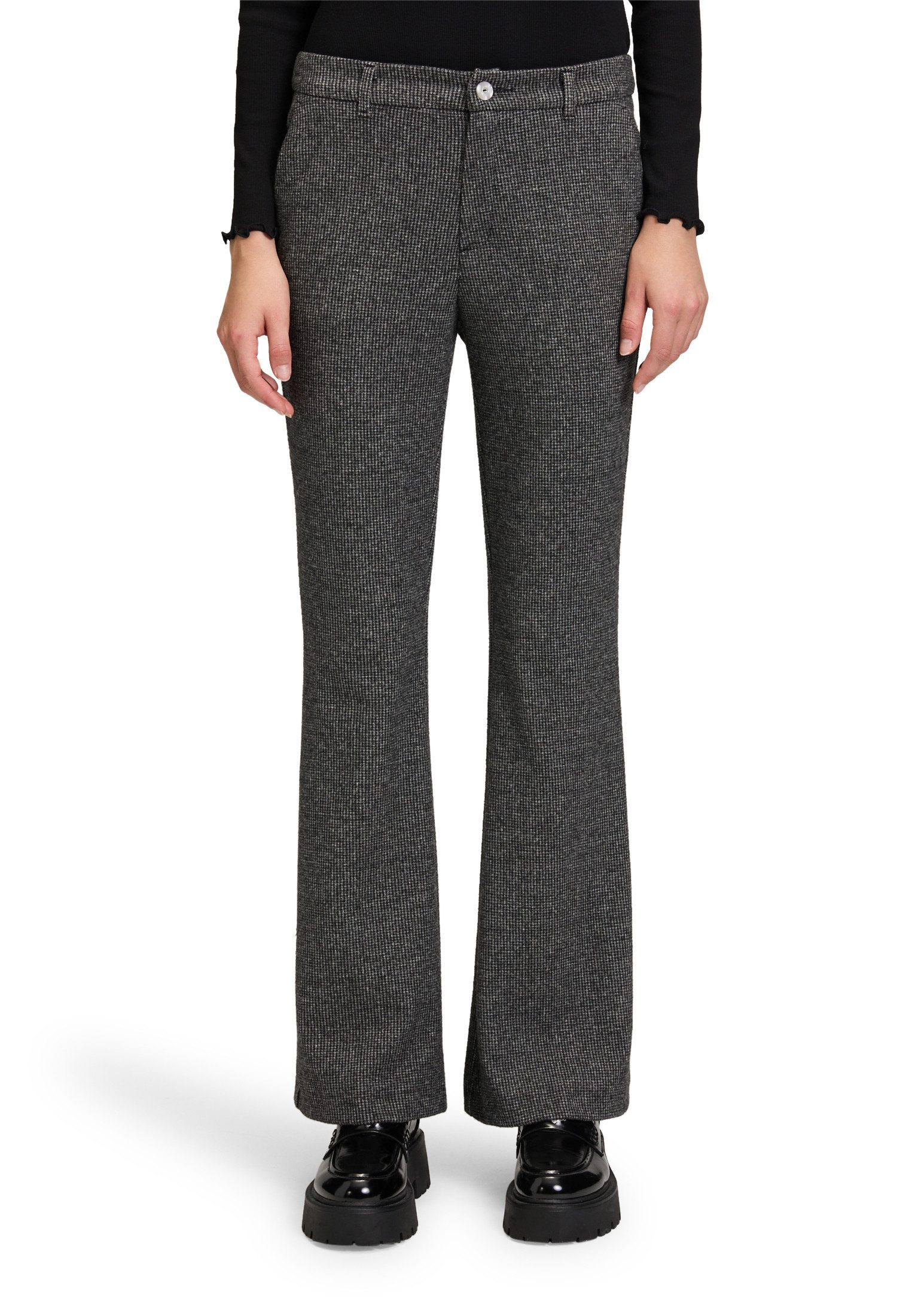 Cartoon Stoffhose Damen Stoffhose mit Bügelfalte günstig online kaufen