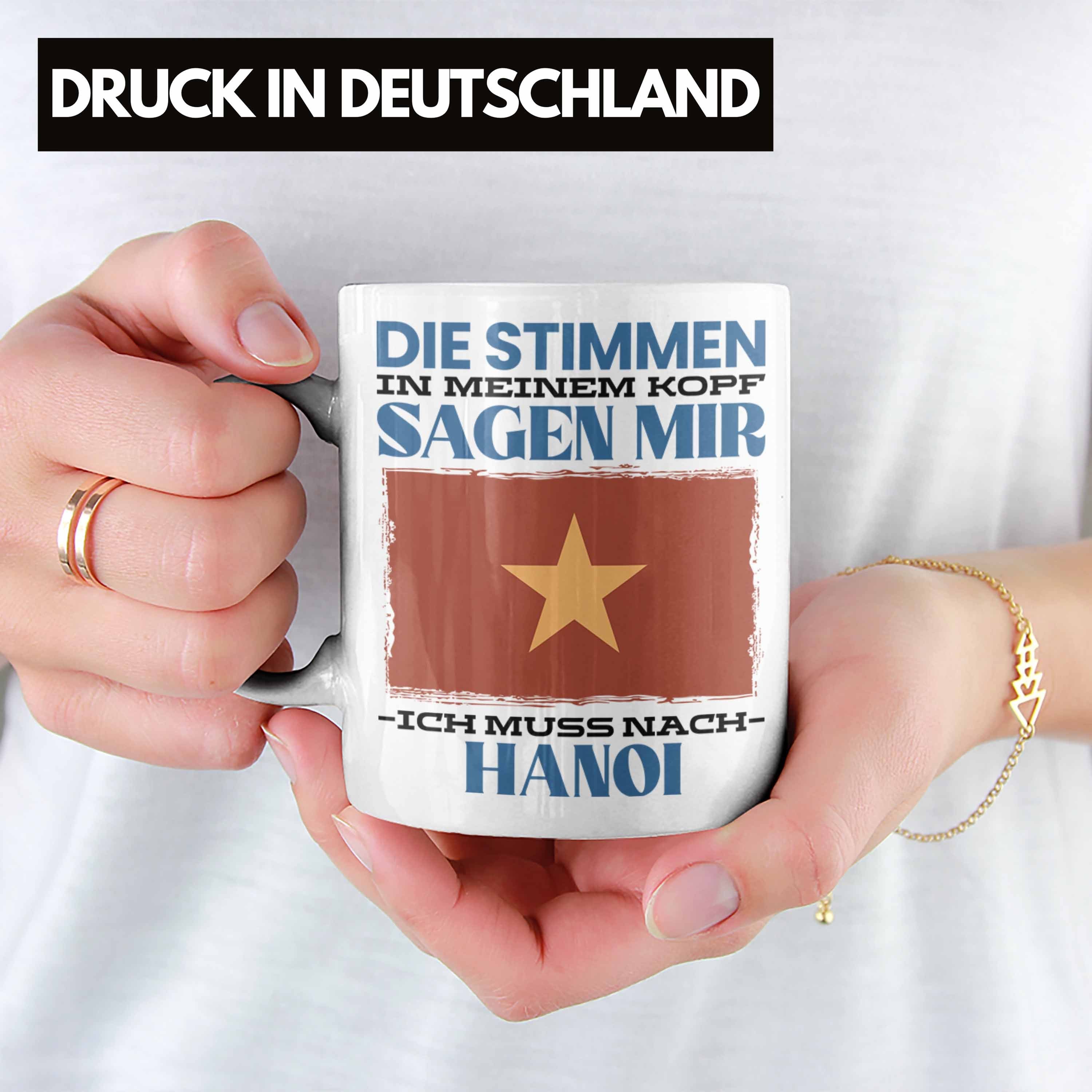 Trendation Tasse Tasse Spruch Geschenk Geschenkidee Heimat Urlaub Weiss Hanoi Vietnam