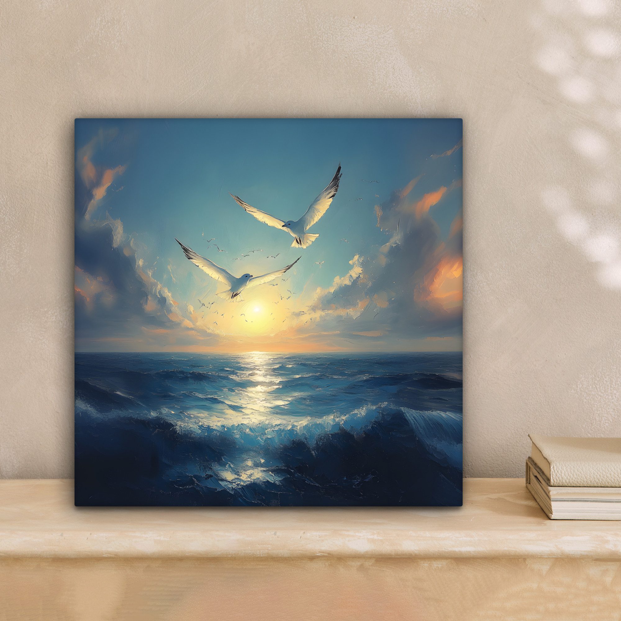 OneMillionCanvasses® Leinwandbild Möwen - Meer - günstig online kaufen
