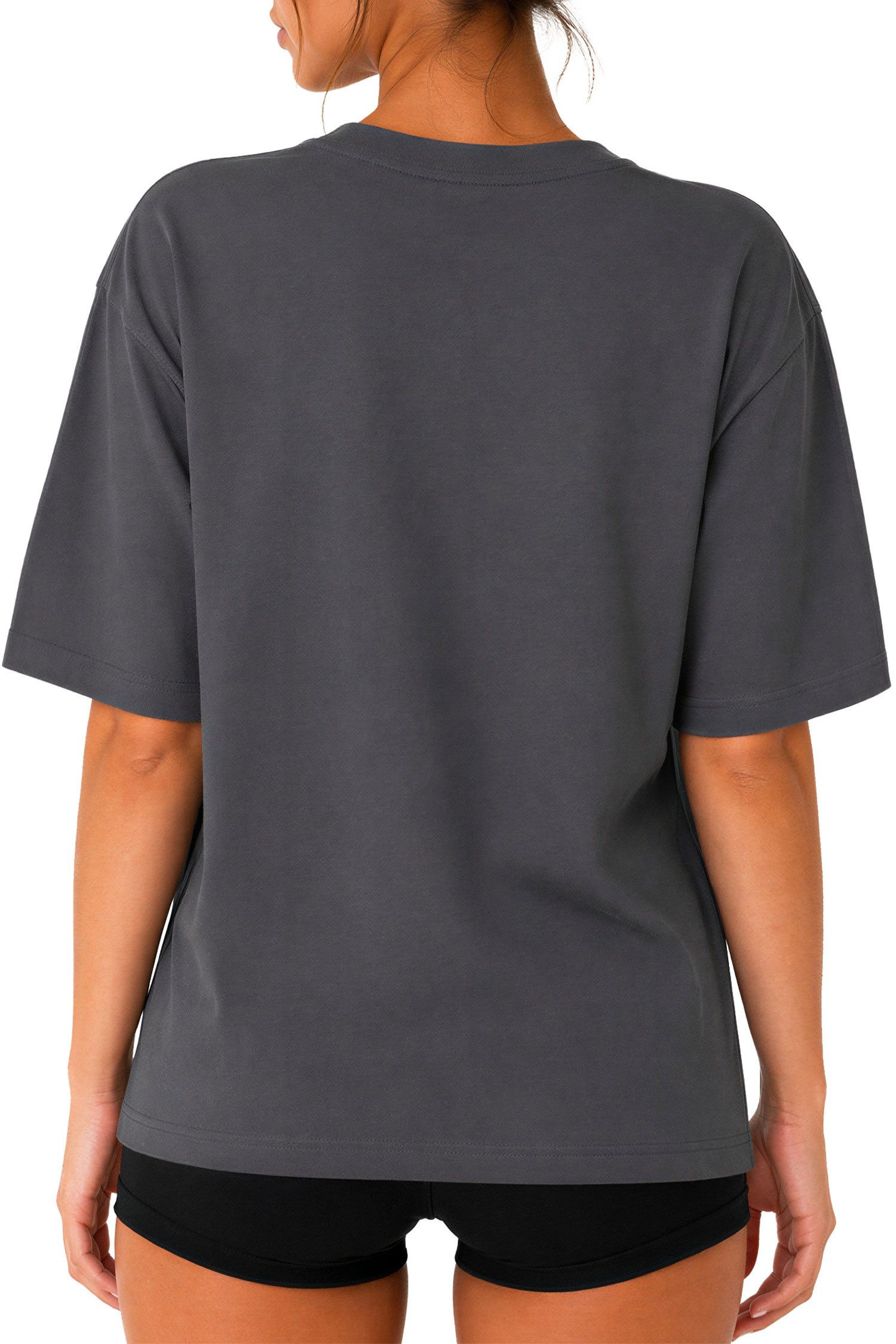 Reichstadt T-Shirt Damen Regular Fit Kurzarmshirt Shoulder Drop 25RSW071 Vielseitig kombinierbar