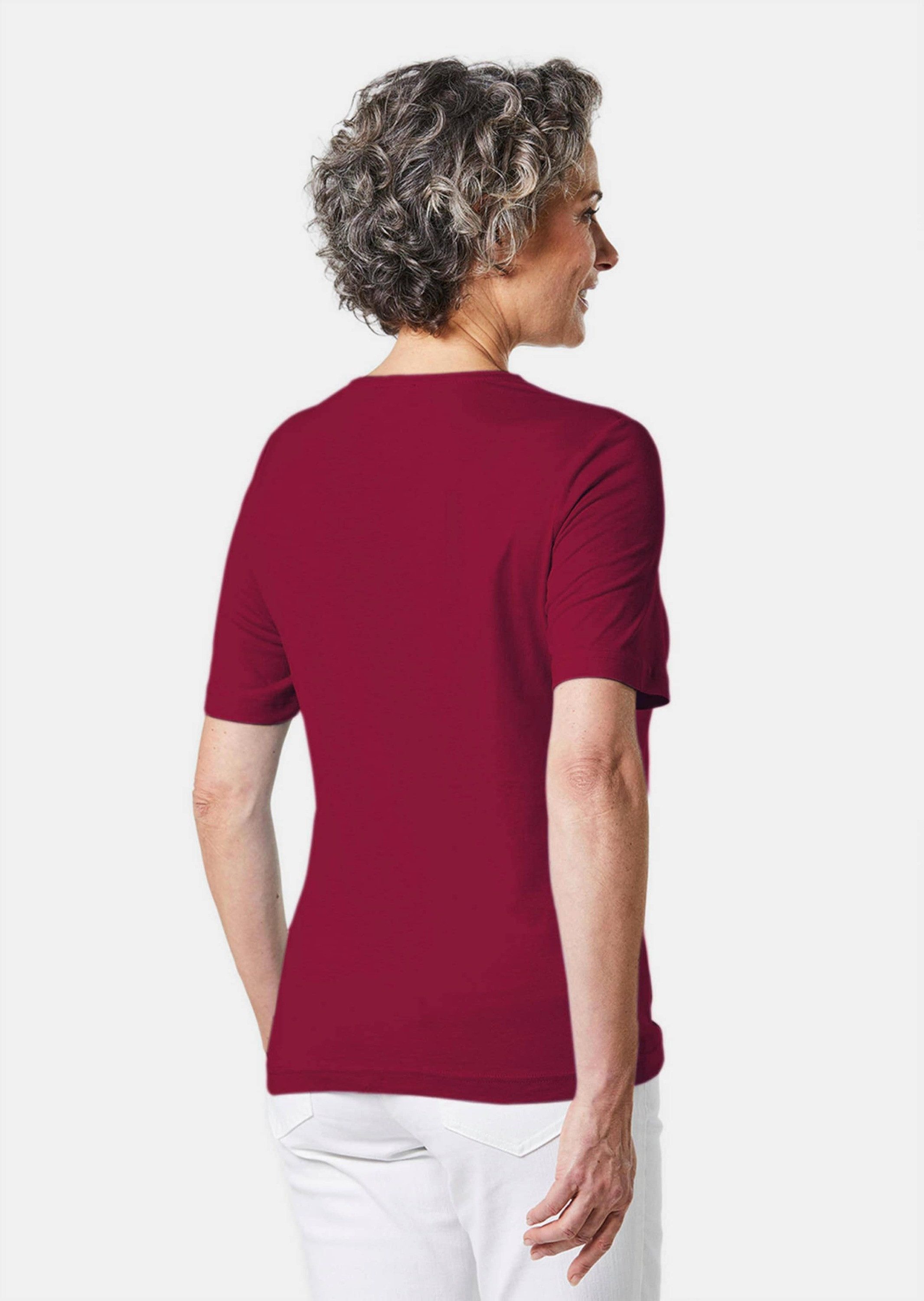 GOLDNER T-Shirt Basic T-Shirt aus reiner günstig online kaufen