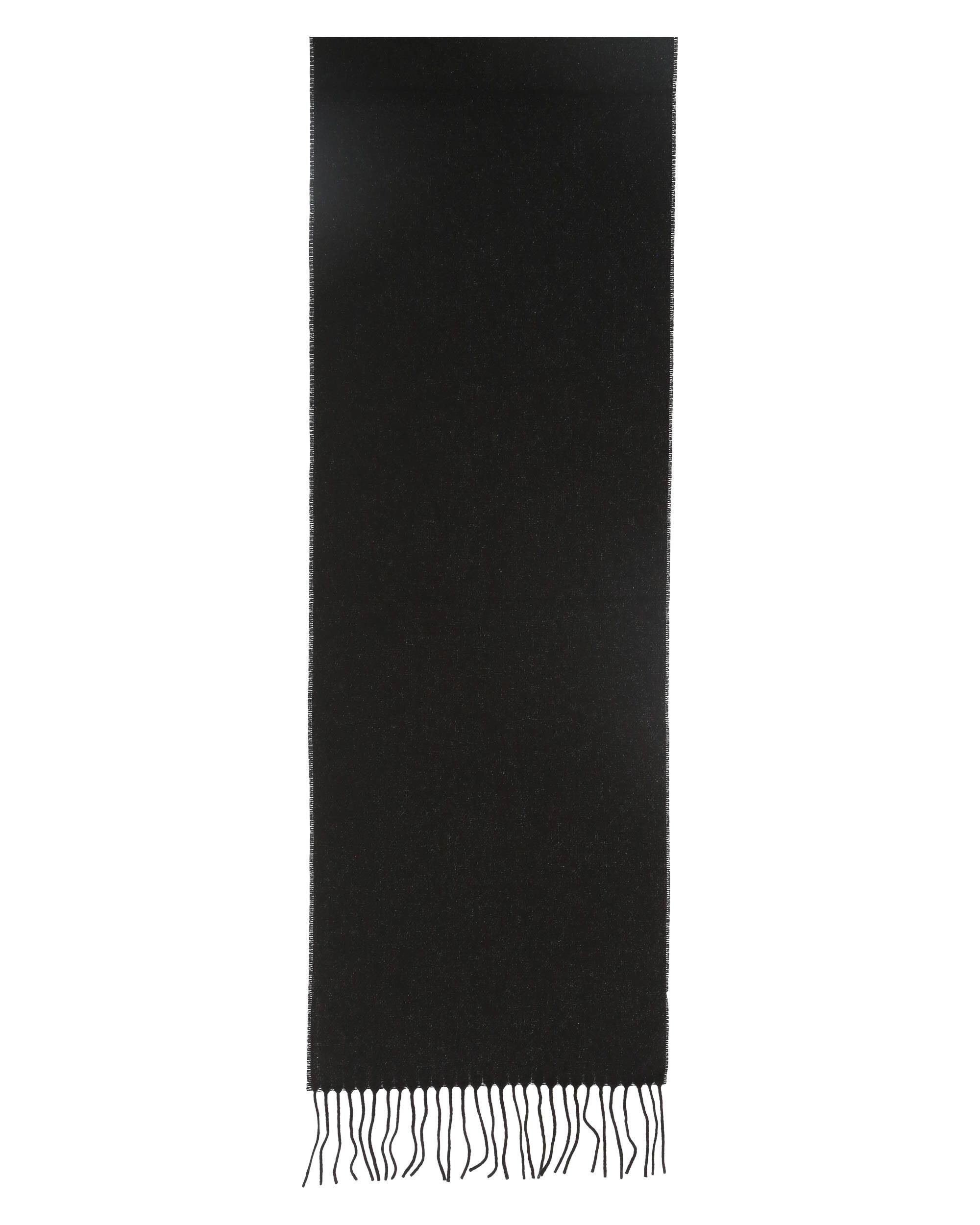 schwarz Kaschmir (1-St) Modeschal Schal, Fraas