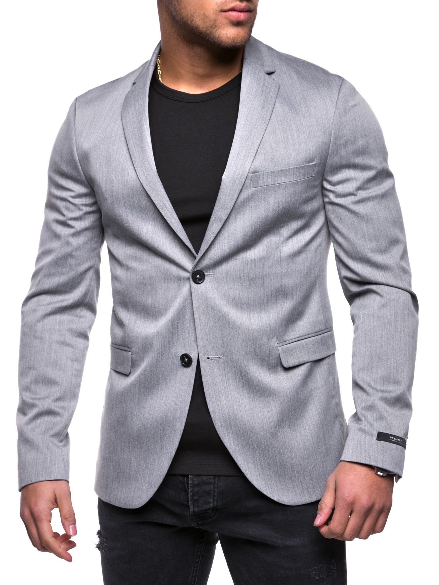 Jack & Jones Anzugsakko JJSAMBLAZ Herren Jackett Blazer Slim-Fit