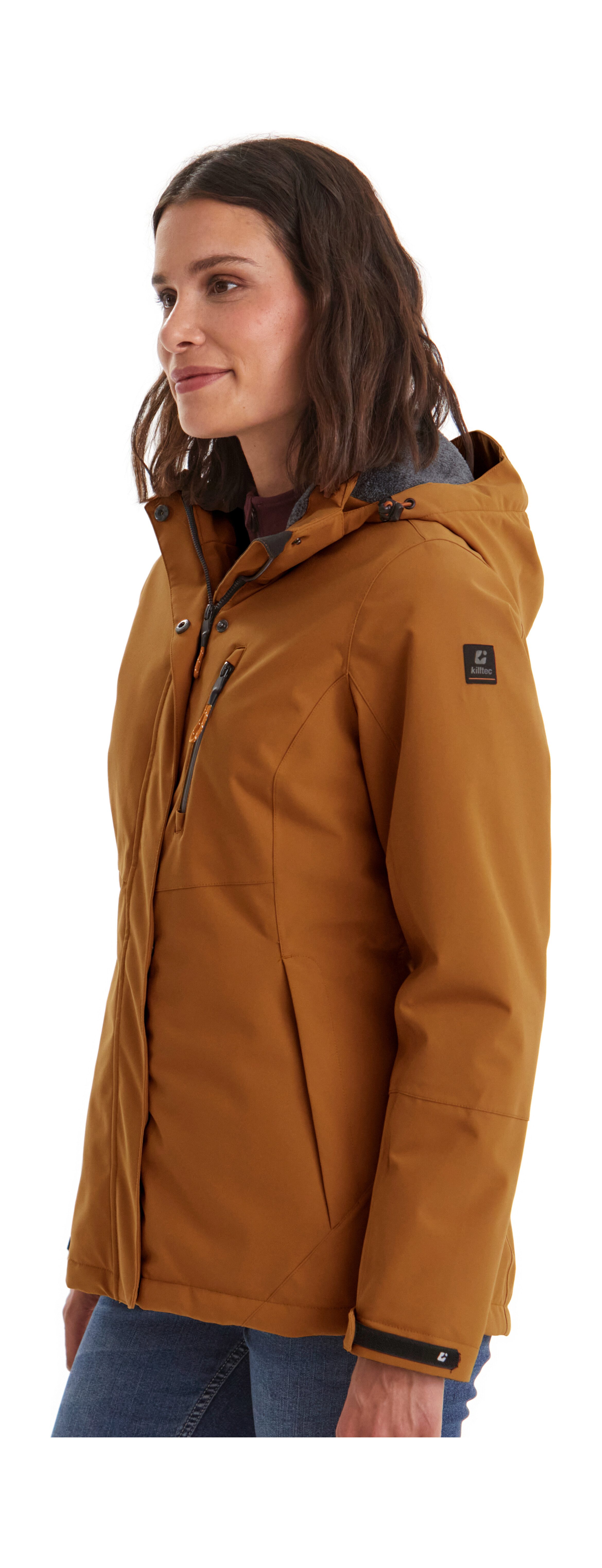 Killtec Outdoorjacke KOW 140 WMN JCKT Wasserdichte Damenjacke, atmungsaktiv, abnehmbare Kapuze