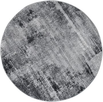 Teppich Luna, Andiamo, rund, Höhe: 7 mm, Kurzflor, modernes Design, ideal im Wohnzimmer & Schlafzimmer