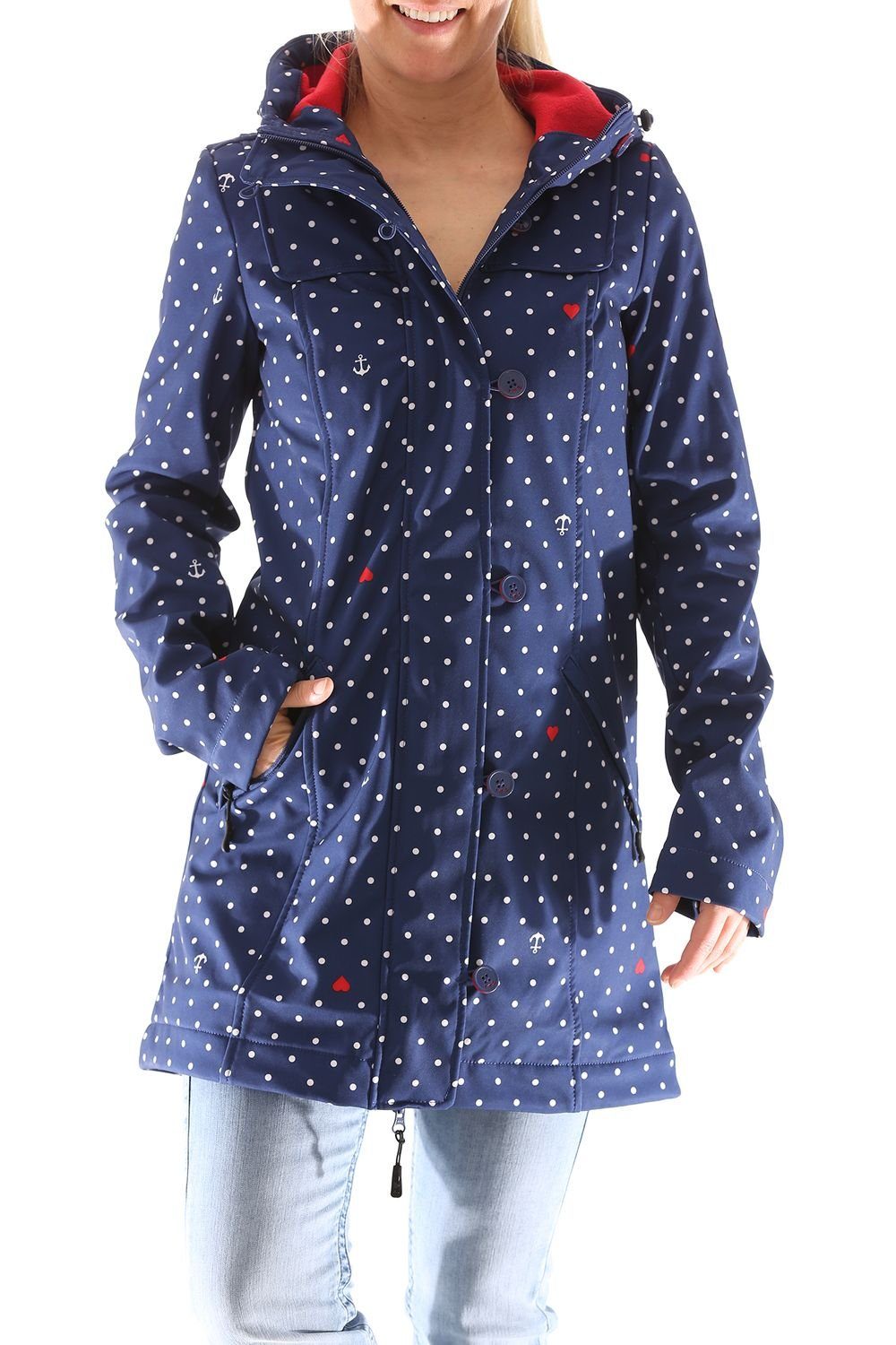Blutsgeschwister Softshelljacke Blutsgeschwister Wild Weather Long günstig online kaufen