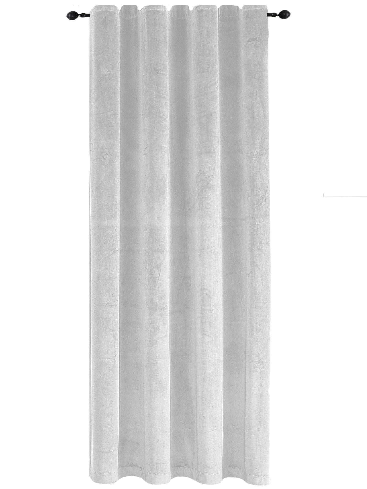 Haus und Deko Gardine Verdunkelungsvorhang Samt weich Vorhang Kräuselband b günstig online kaufen