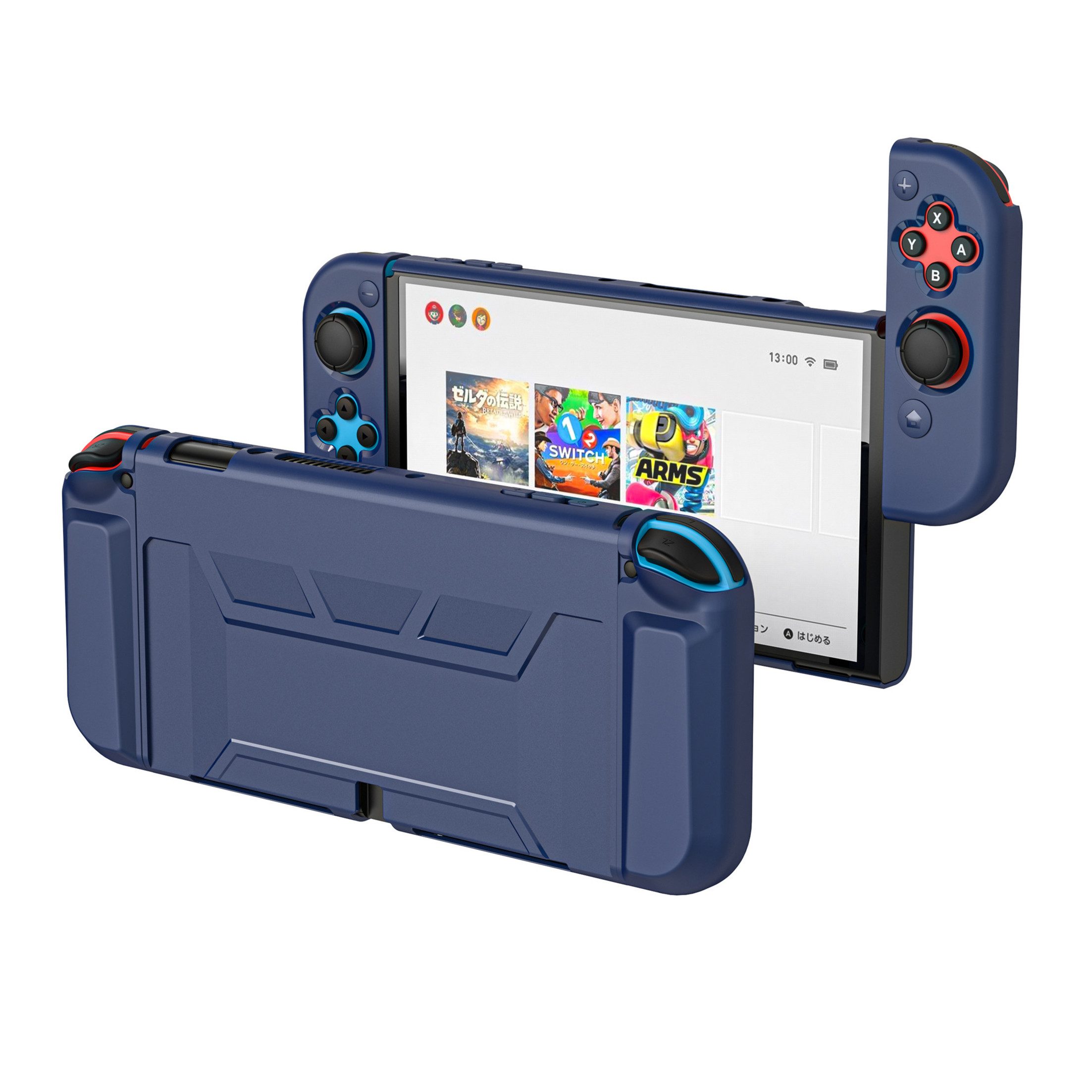 KINSI Nintendo-Schutzhülle Switch OLED Schutzhülle,Rutschfeste Schutzhülle,Stoßfest, geeignet für Switch OLED