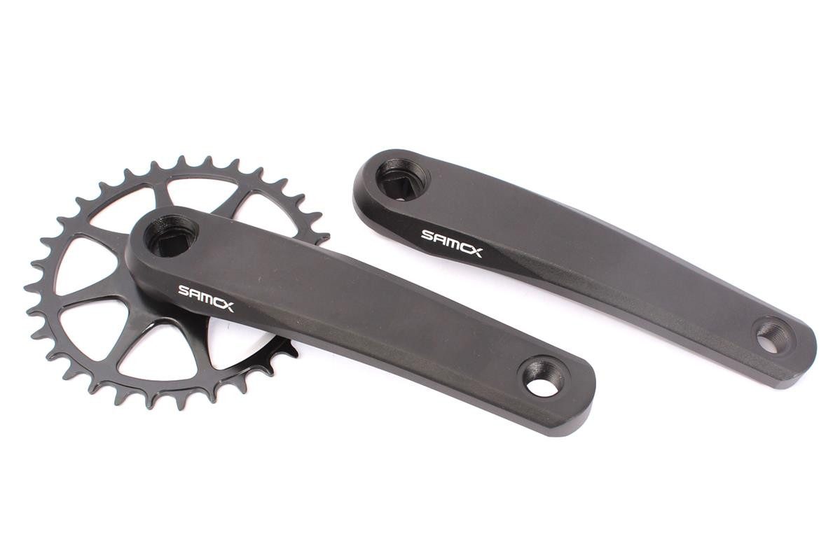 KHEbikes Fahrradkurbel MTB Kurbelgarnitur SAMOX 1 fach 170 mm Direct Mount, BMX