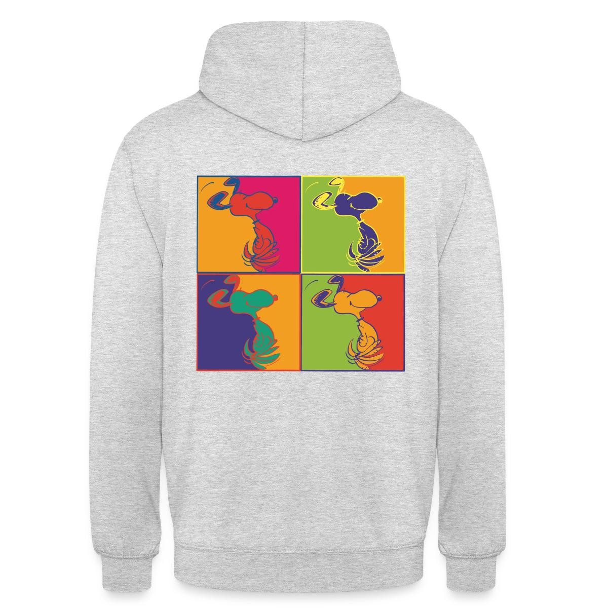 Spreadshirt Hoodie Peanuts Snoopy Pop Art Design Unisex Hoodie (1-tlg)